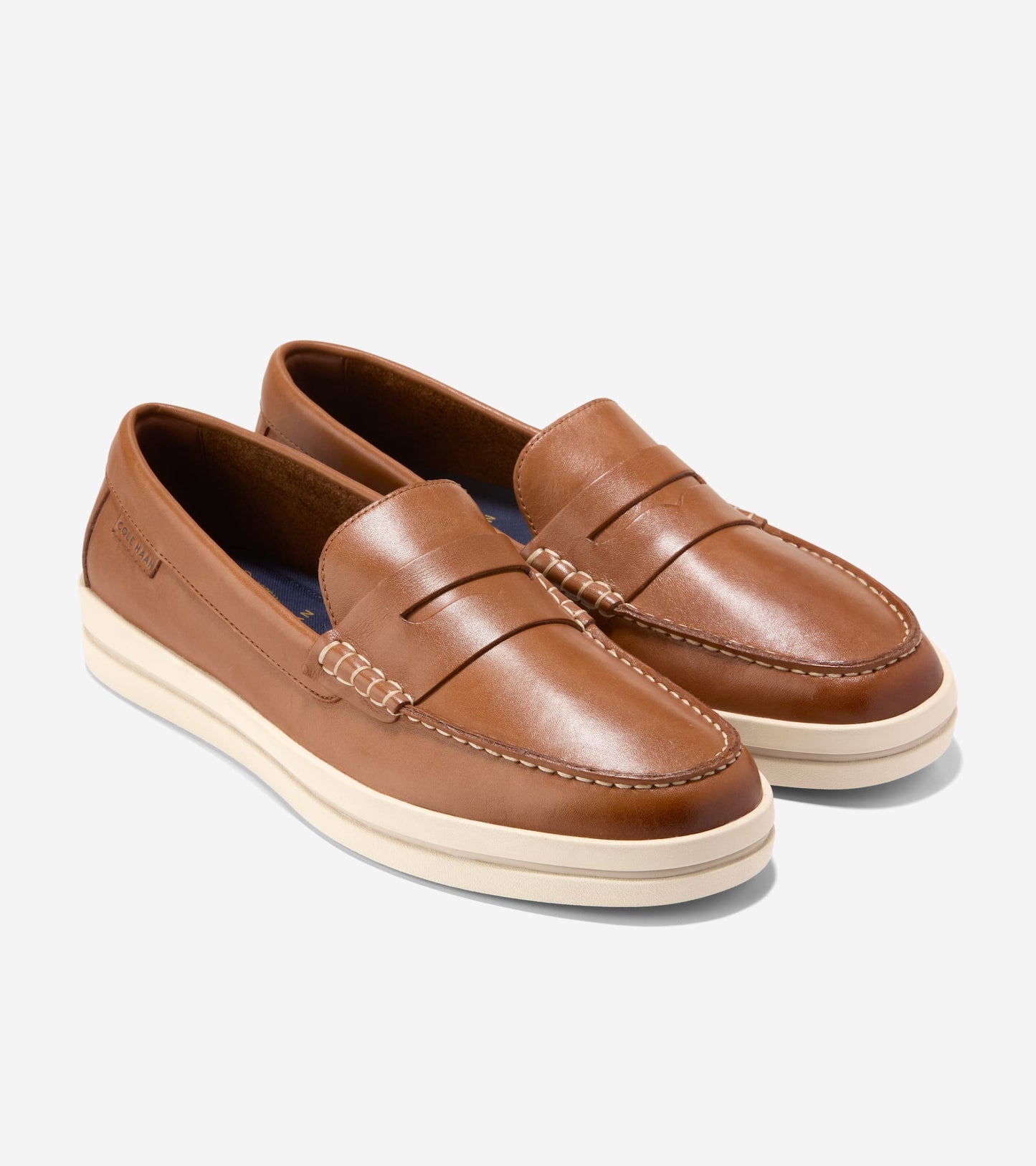 Men's Pinch Long-Weekender Penny Loafers-British Tan-Angora