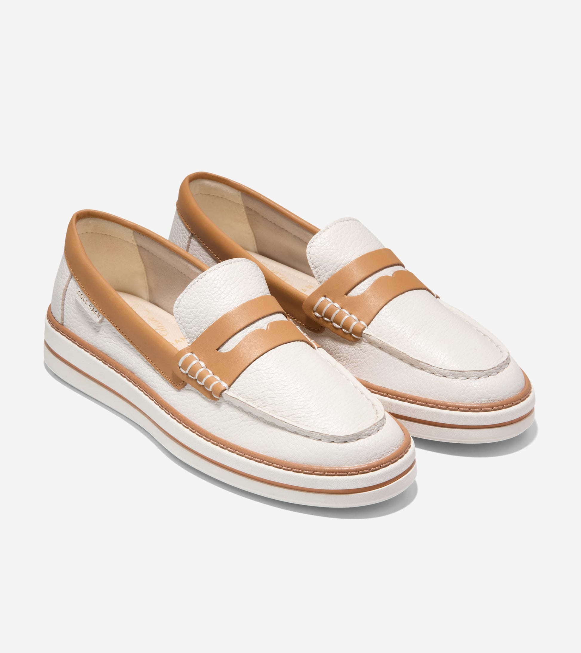 Women's Pinch Long-Weekender Penny Loafers-Powder-Biscuit