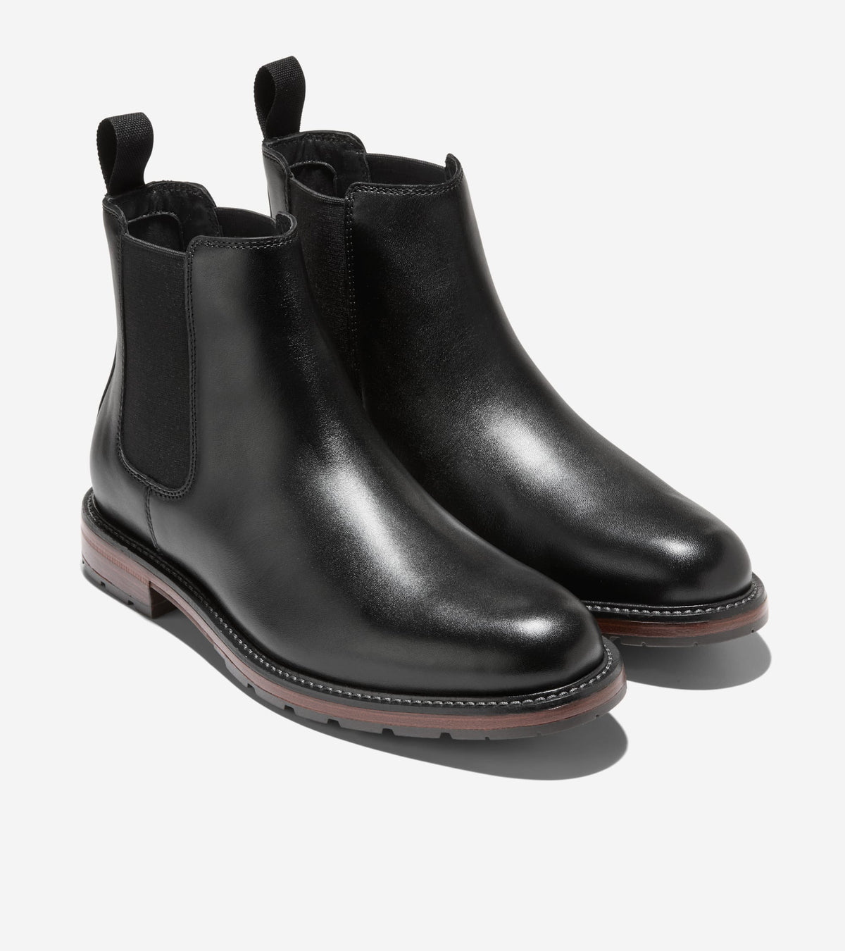 Men's Roundhill Grand Waterproof Chelsea Boots-Black