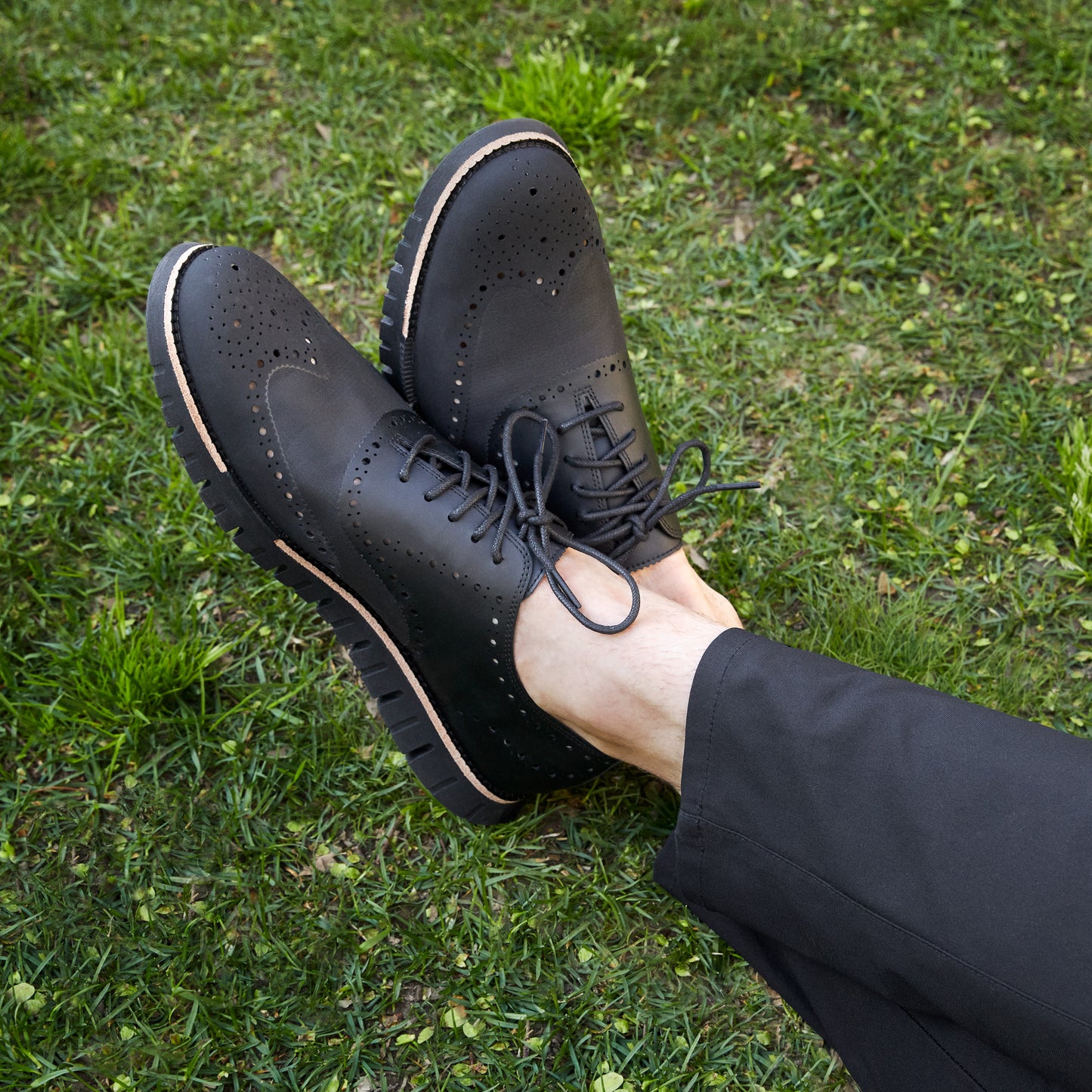 Men's ZERØGRAND Remastered No Stitch Wingtip Oxfords