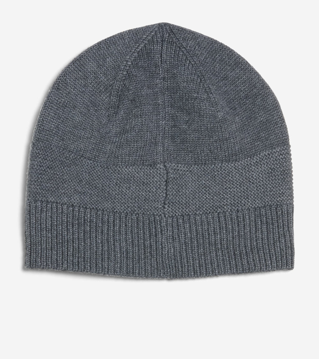 Men's Textured Midweight Beanie-Guaranteed Grey Heather