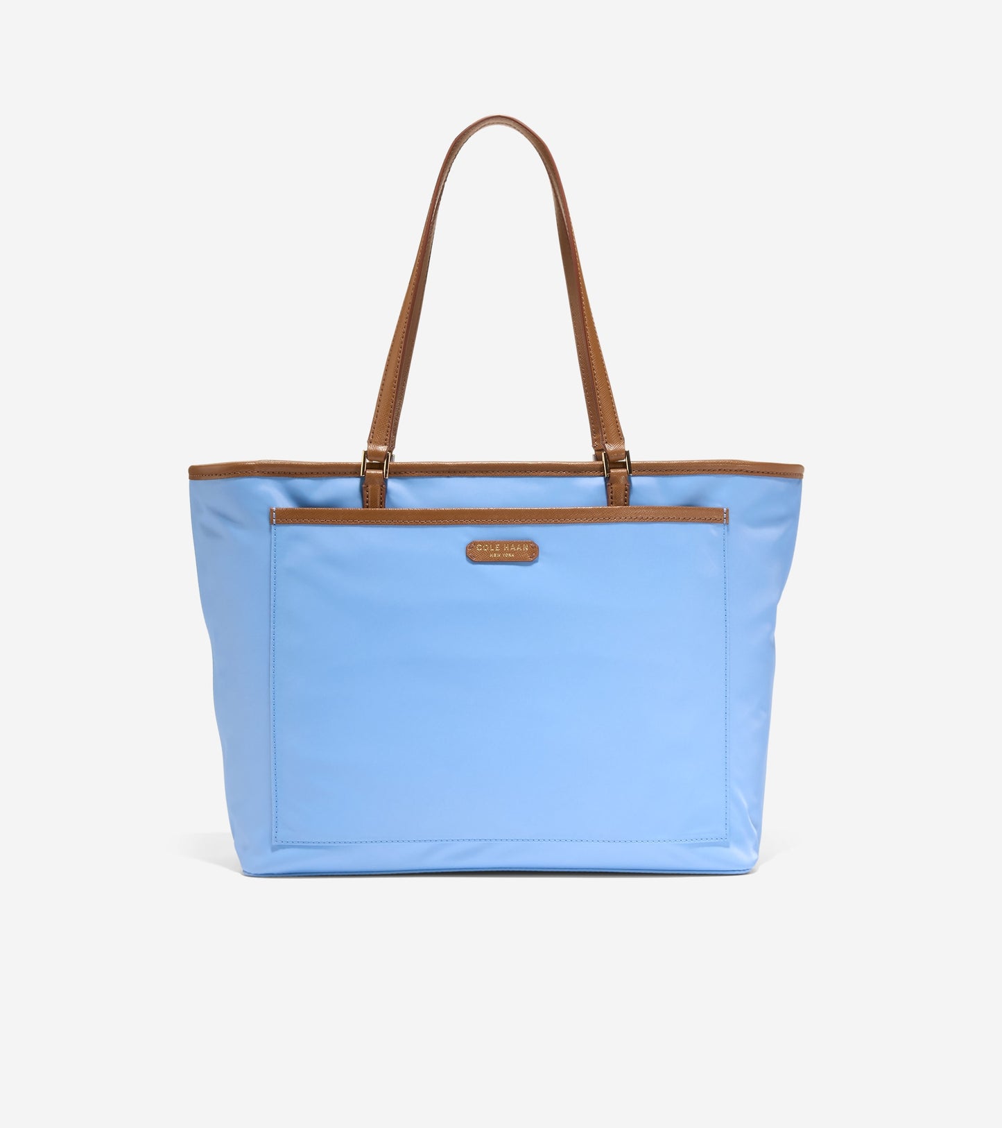 Women's Elyse Nylon Tote Bag-Hydrangea-Golden Honey
