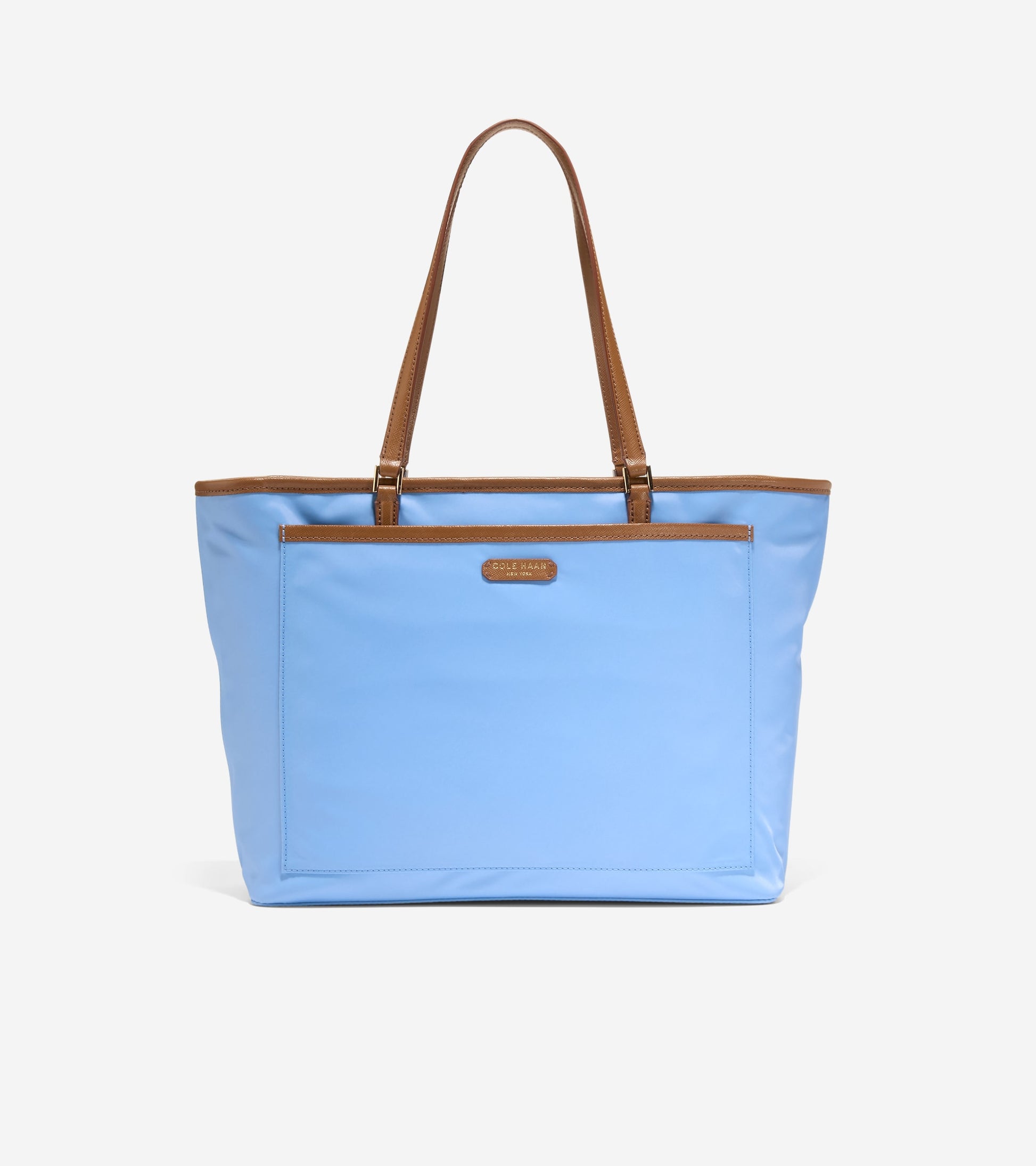 Women's Elyse Nylon Tote Bag-Hydrangea-Golden Honey