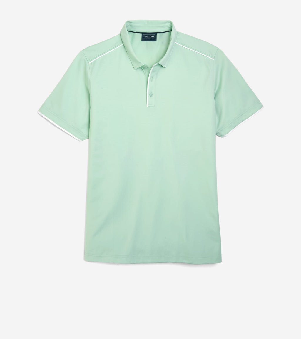 Men's Trafton Polo Shirt-Silt Green
