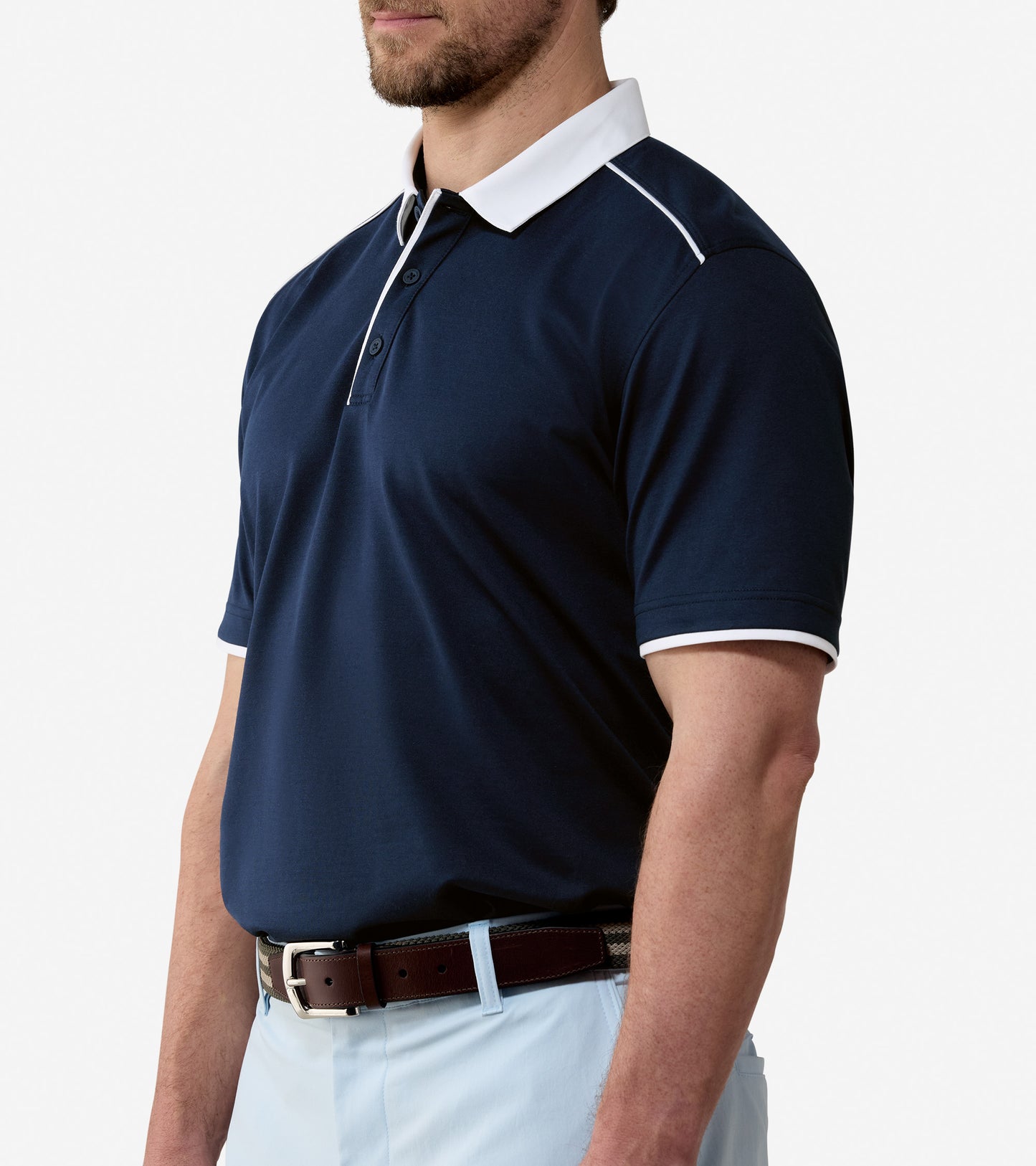 Men's Trafton Polo Shirt-Navy Blazer