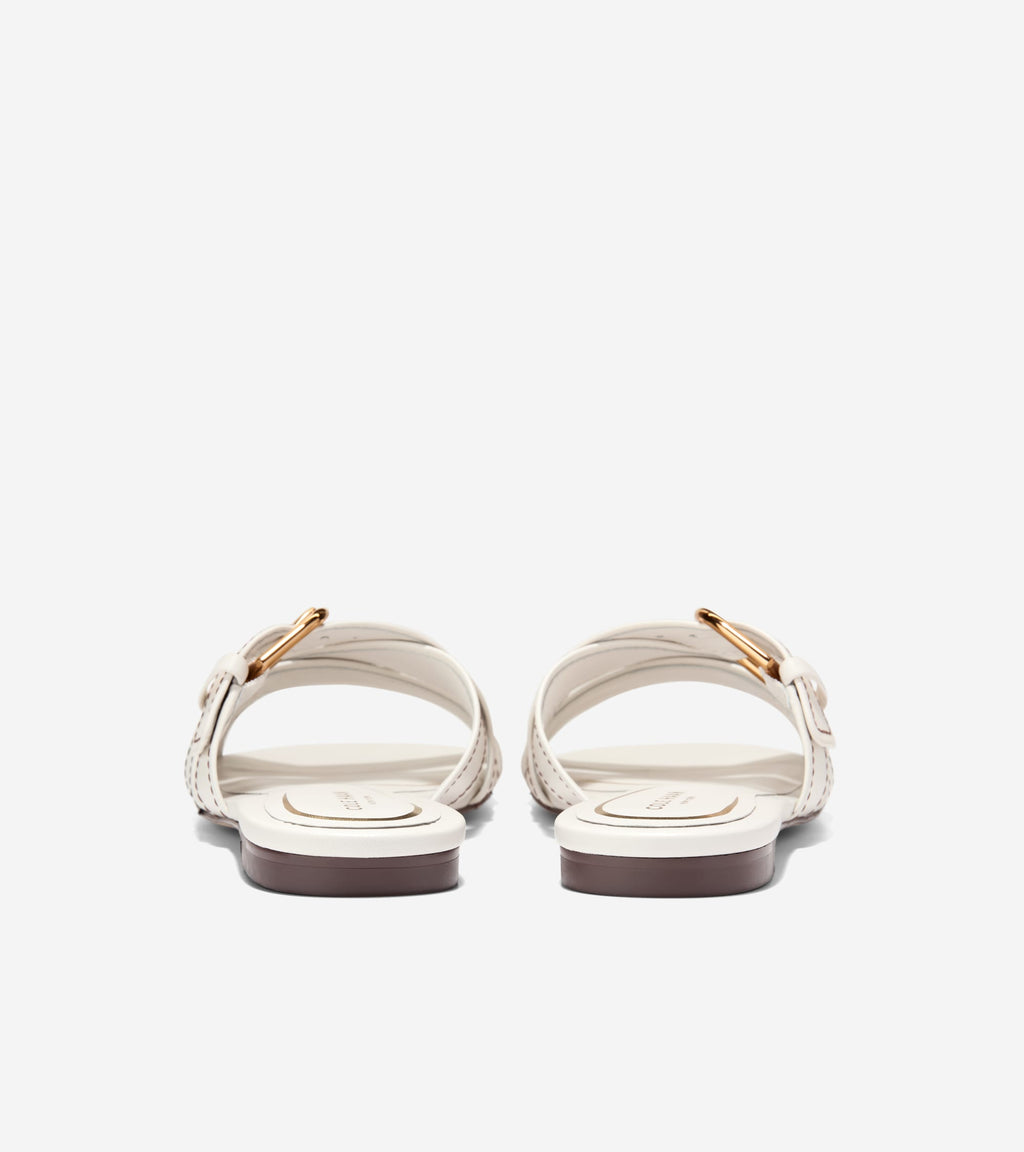 Women's Velma Buckle Slide Sandals-Powder