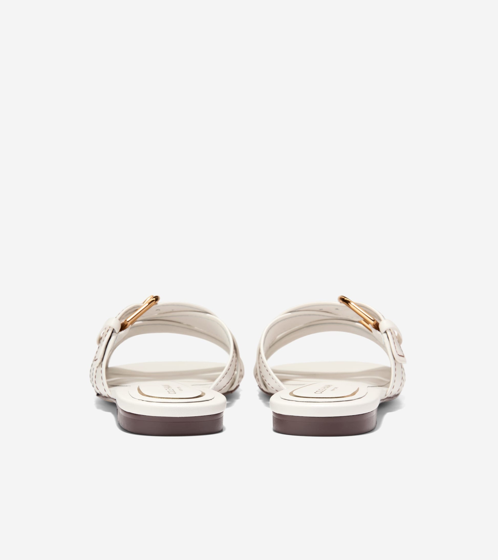 Women's Velma Buckle Slide Sandals-Powder