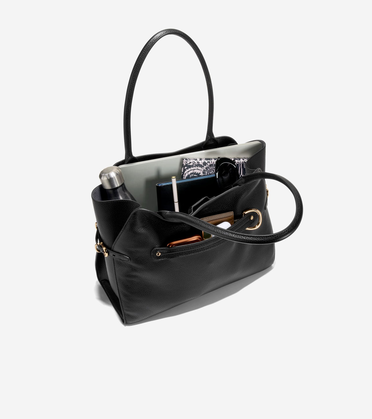 Women's Vivianne Tote Bag-Black