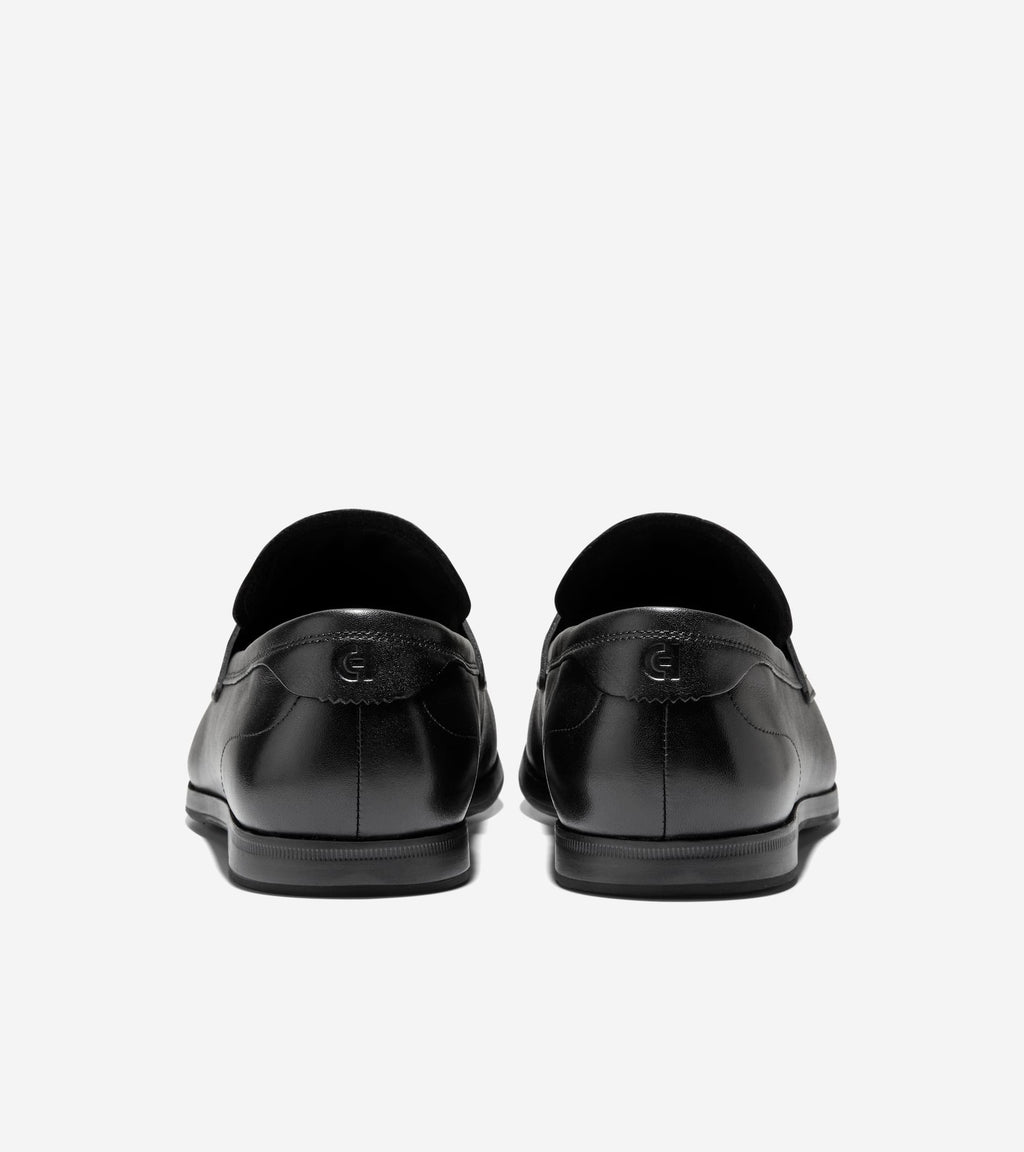 Men's Wyeth Grand Penny Loafers-Black