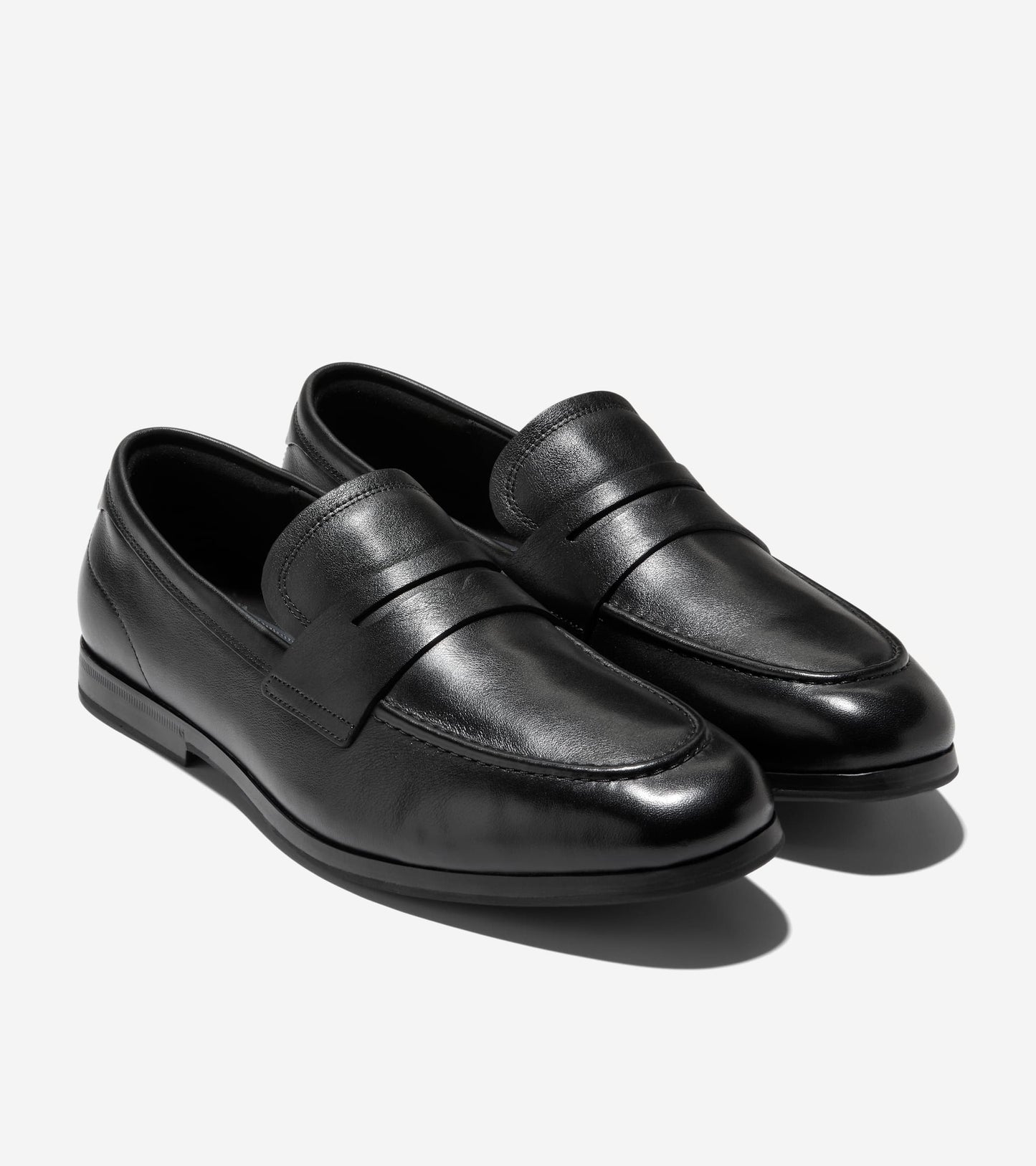 Men's Wyeth Grand Penny Loafers-Black