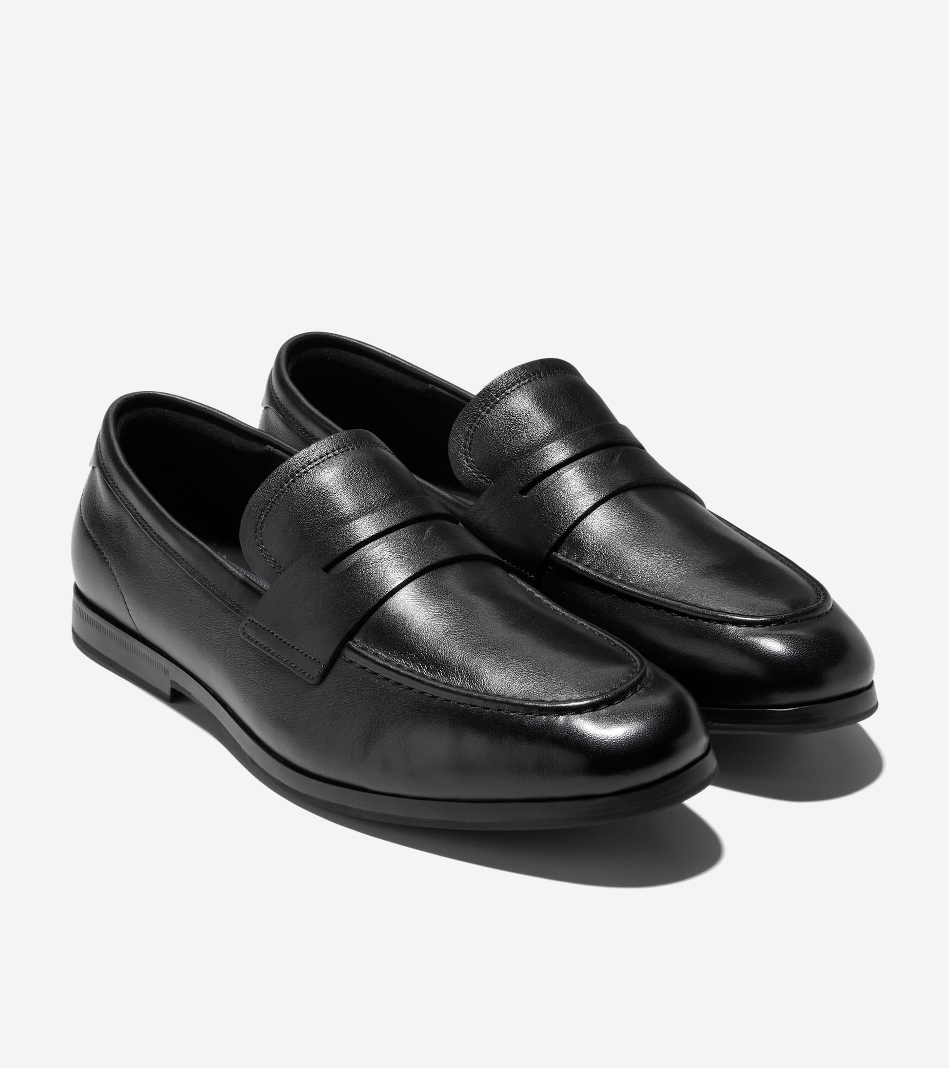Men's Wyeth Grand Penny Loafers-Black