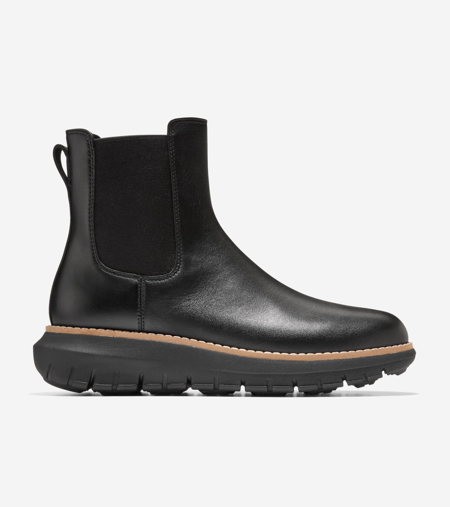 Women's ZERØGRAND Rexanna Chelsea Waterproof Boots-Black