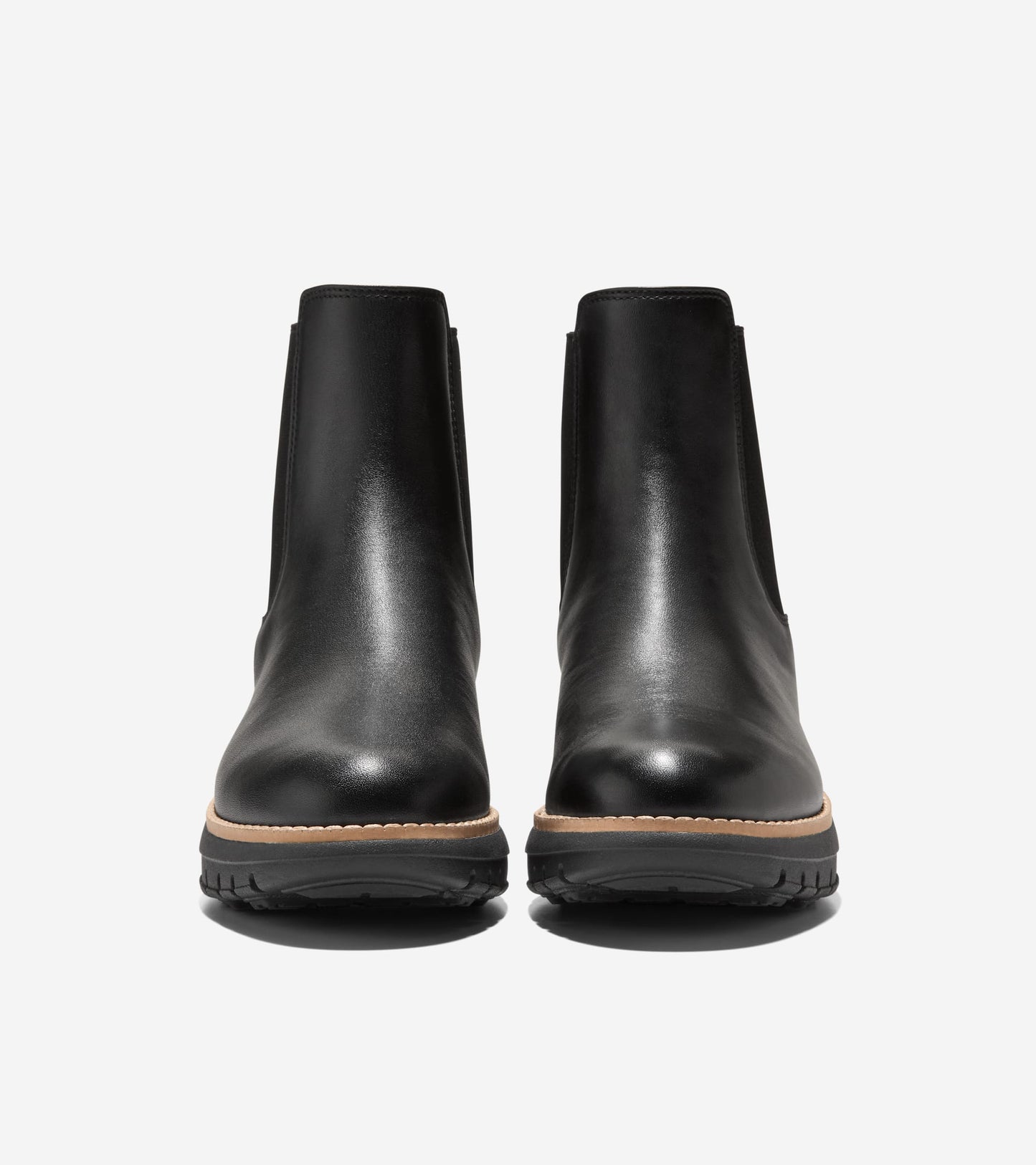 Women's ZERØGRAND Rexanna Chelsea Waterproof Boots-Black