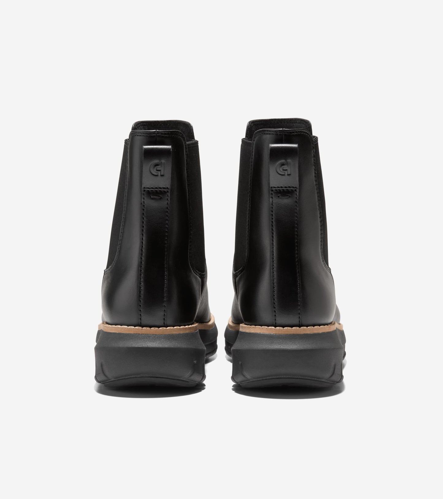 Women's ZERØGRAND Rexanna Chelsea Waterproof Boots-Black
