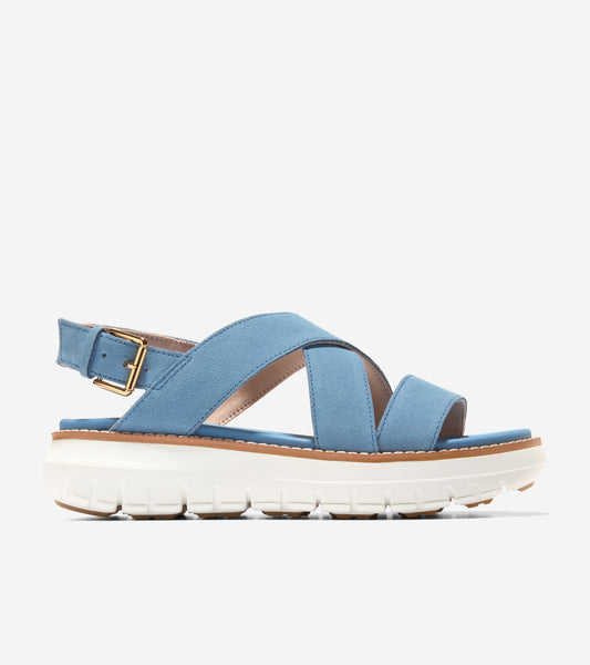 Women's ZERØGRAND Rexanna Sandals-Provincial Blue