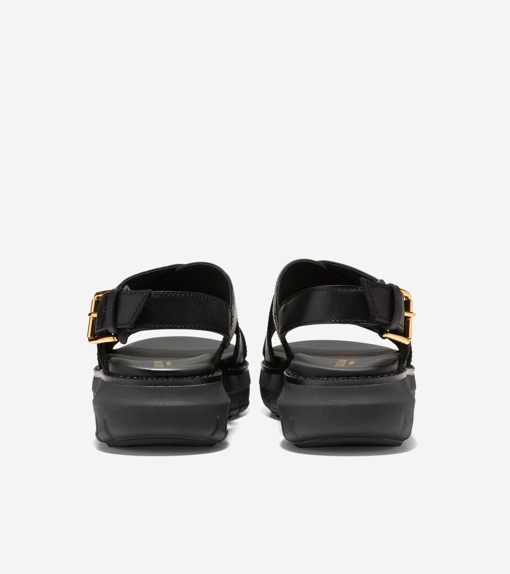 Women's ZERØGRAND Rexanna Sandals-Black