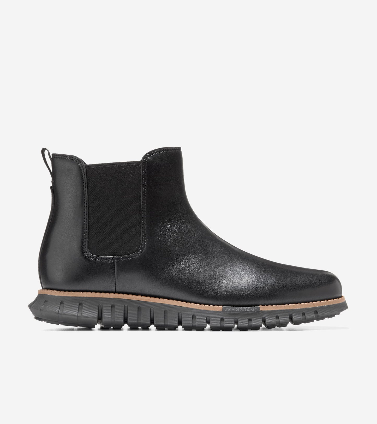 Men's ZERØGRAND Remastered Waterproof Chelsea Boots-Black-Raven