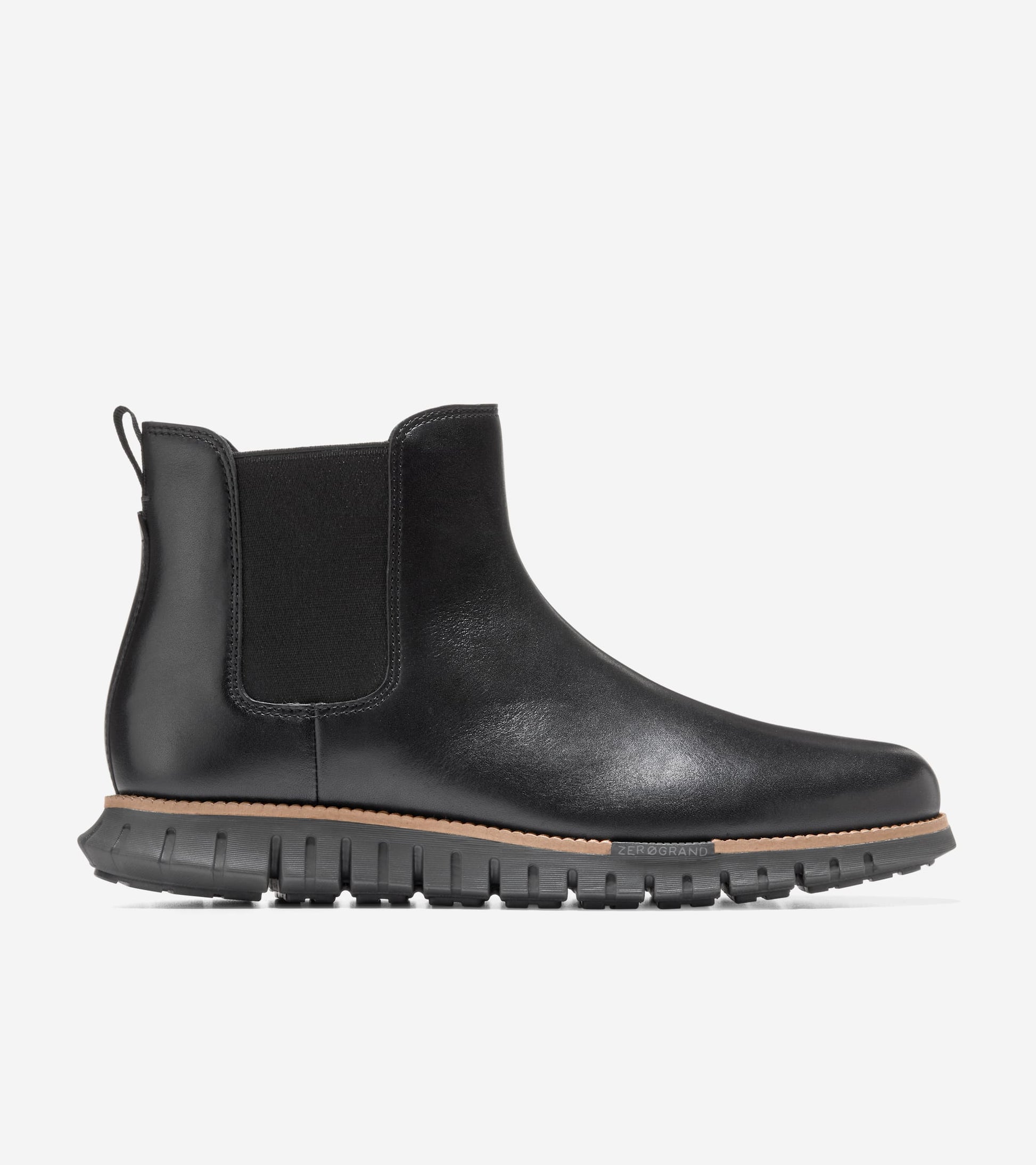 Men's ZERØGRAND Remastered Waterproof Chelsea Boots-Black-Raven