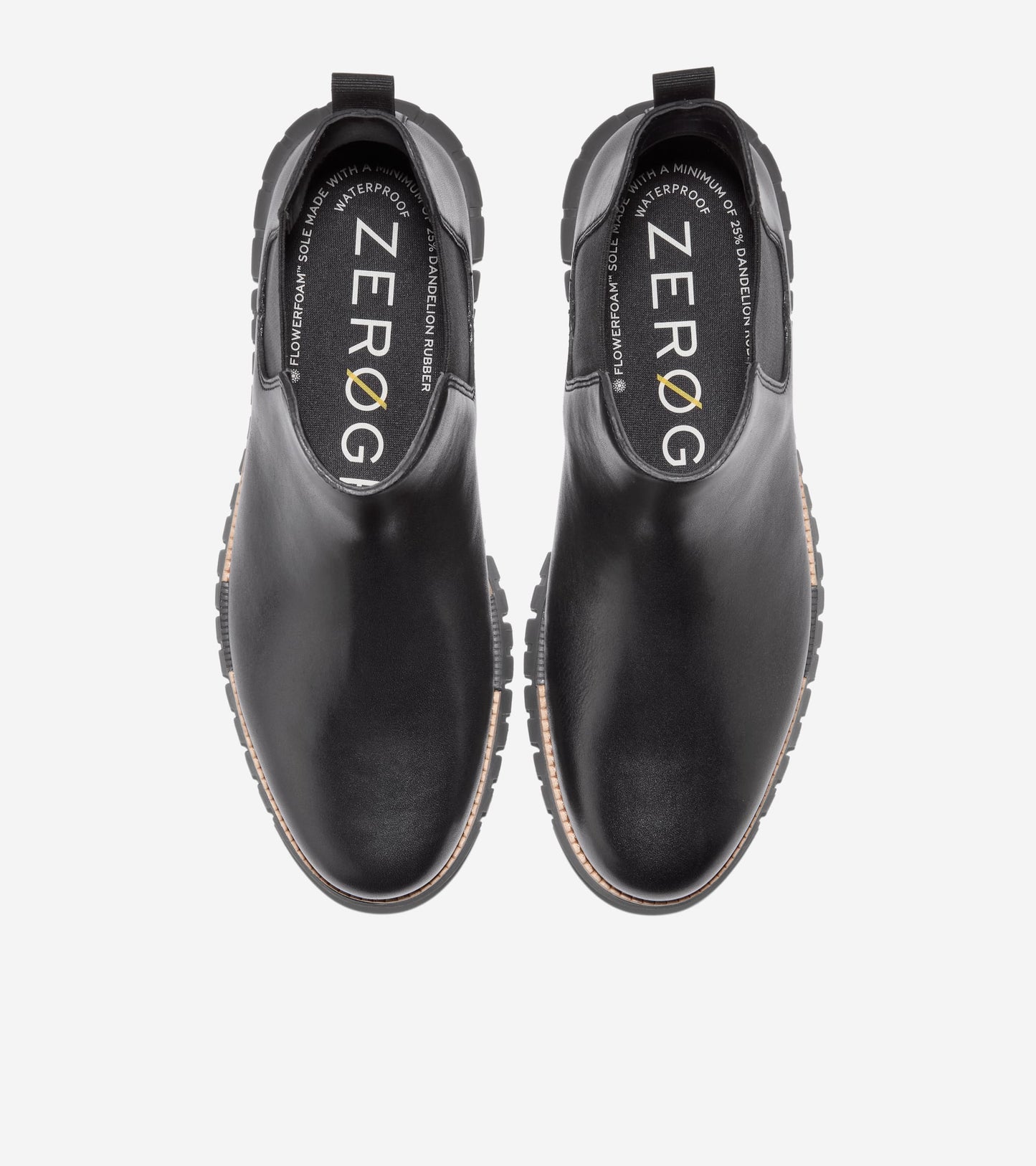 Men's ZERØGRAND Remastered Waterproof Chelsea Boots-Black-Raven