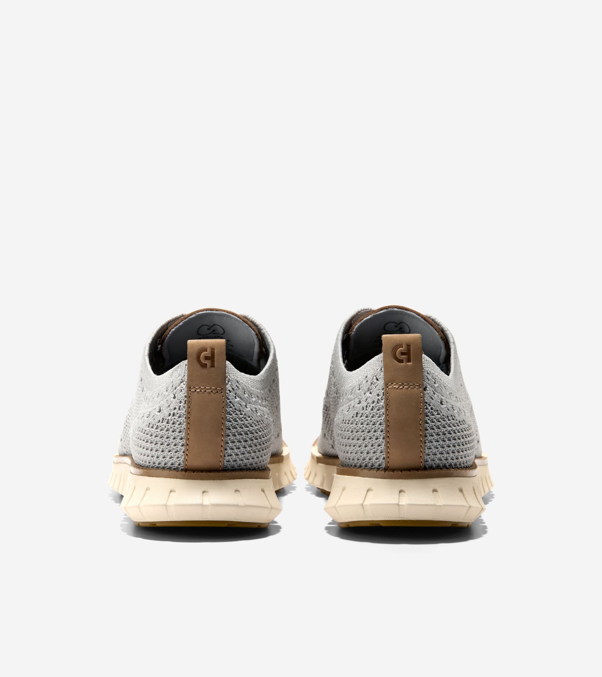 Men's ZERØGRAND Remastered Stitchlite™ Wingtip Oxfords-Oyster Mushroom-Tuscan Sand
