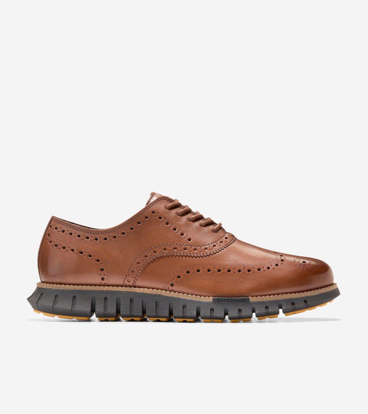 Men's ZERØGRAND Remastered Wingtip Oxfords-British Tan-Java