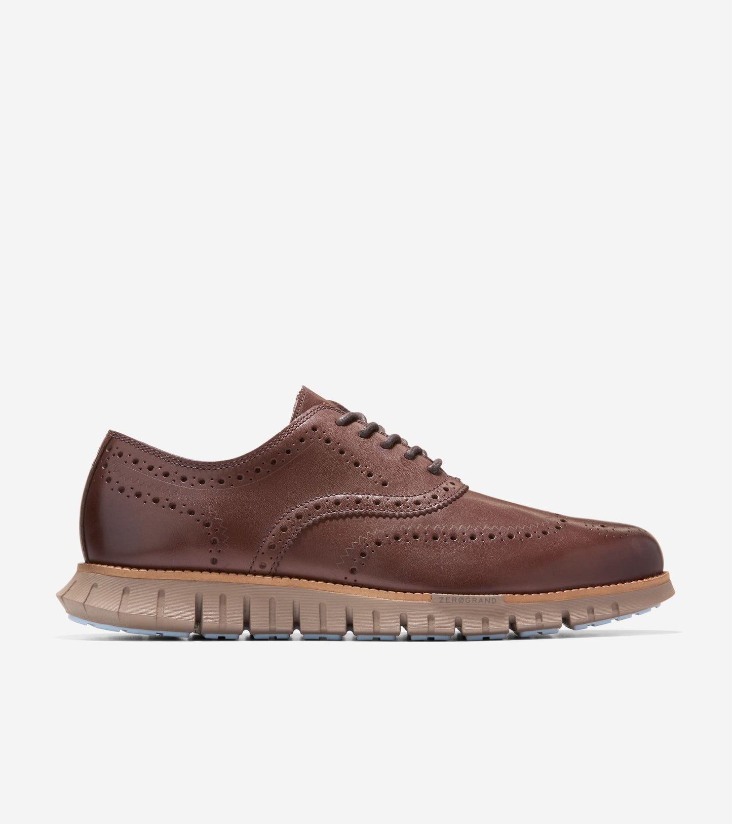 Men's ZERØGRAND Remastered Wingtip Oxfords-Dark Chocolate-Irish Coffee,