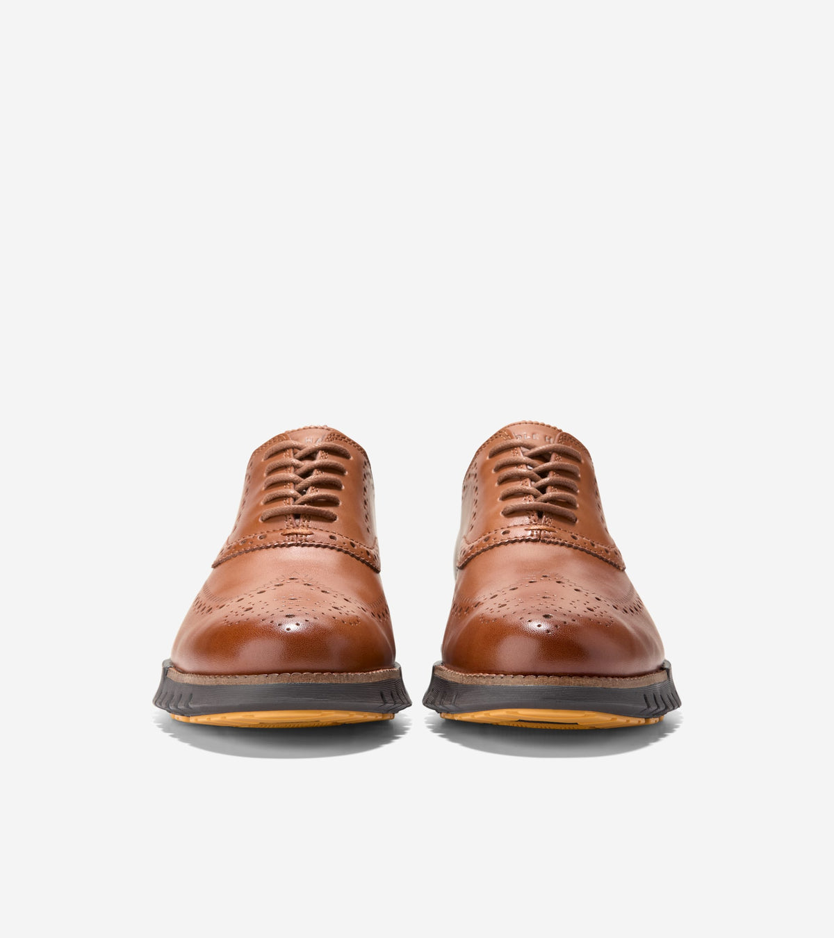 Men's ZERØGRAND Remastered Wingtip Oxfords-British Tan-Java