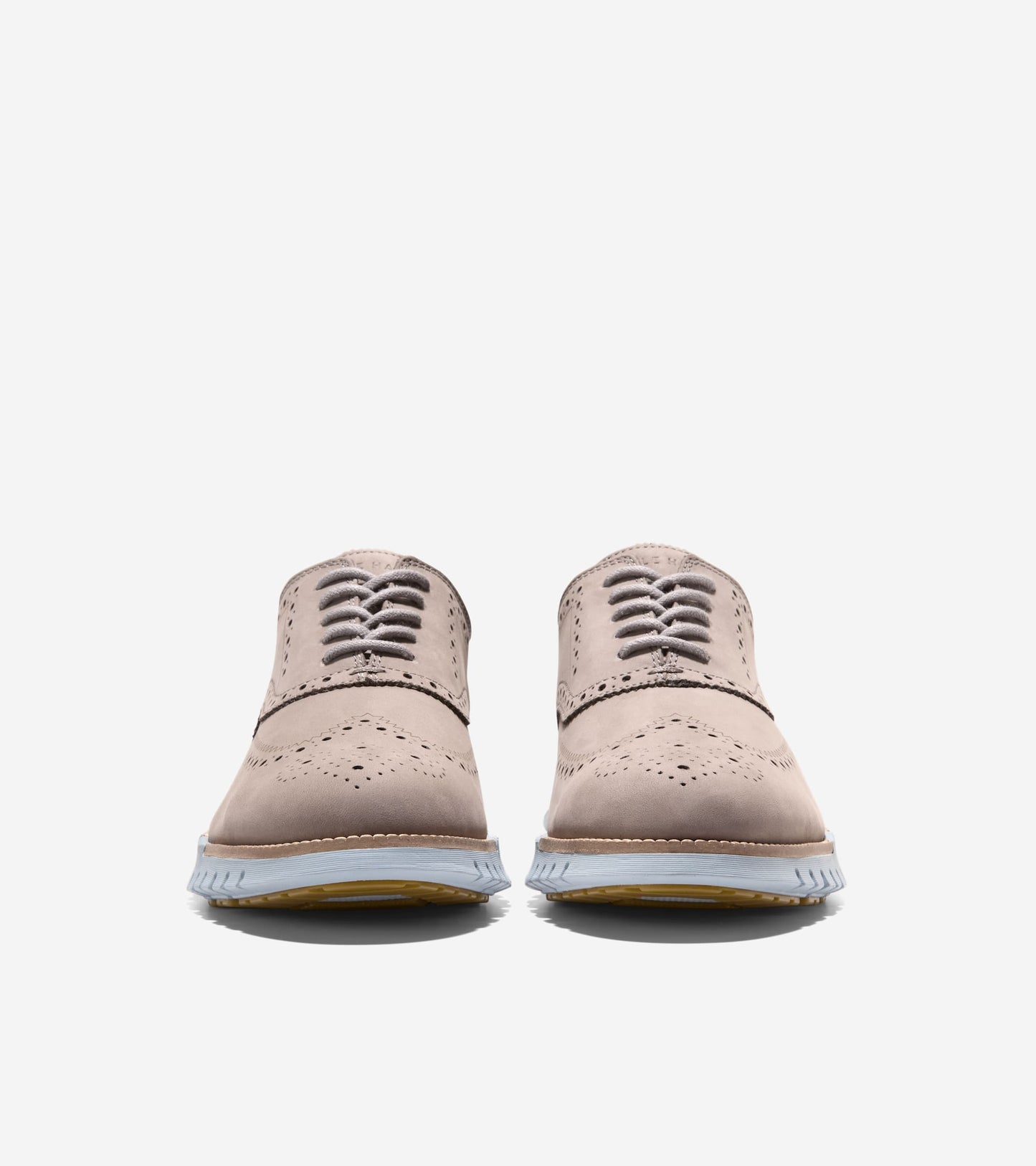 Men's ZERØGRAND Remastered Wingtip Oxfords-Ironstone-Natural-Dusty Blue