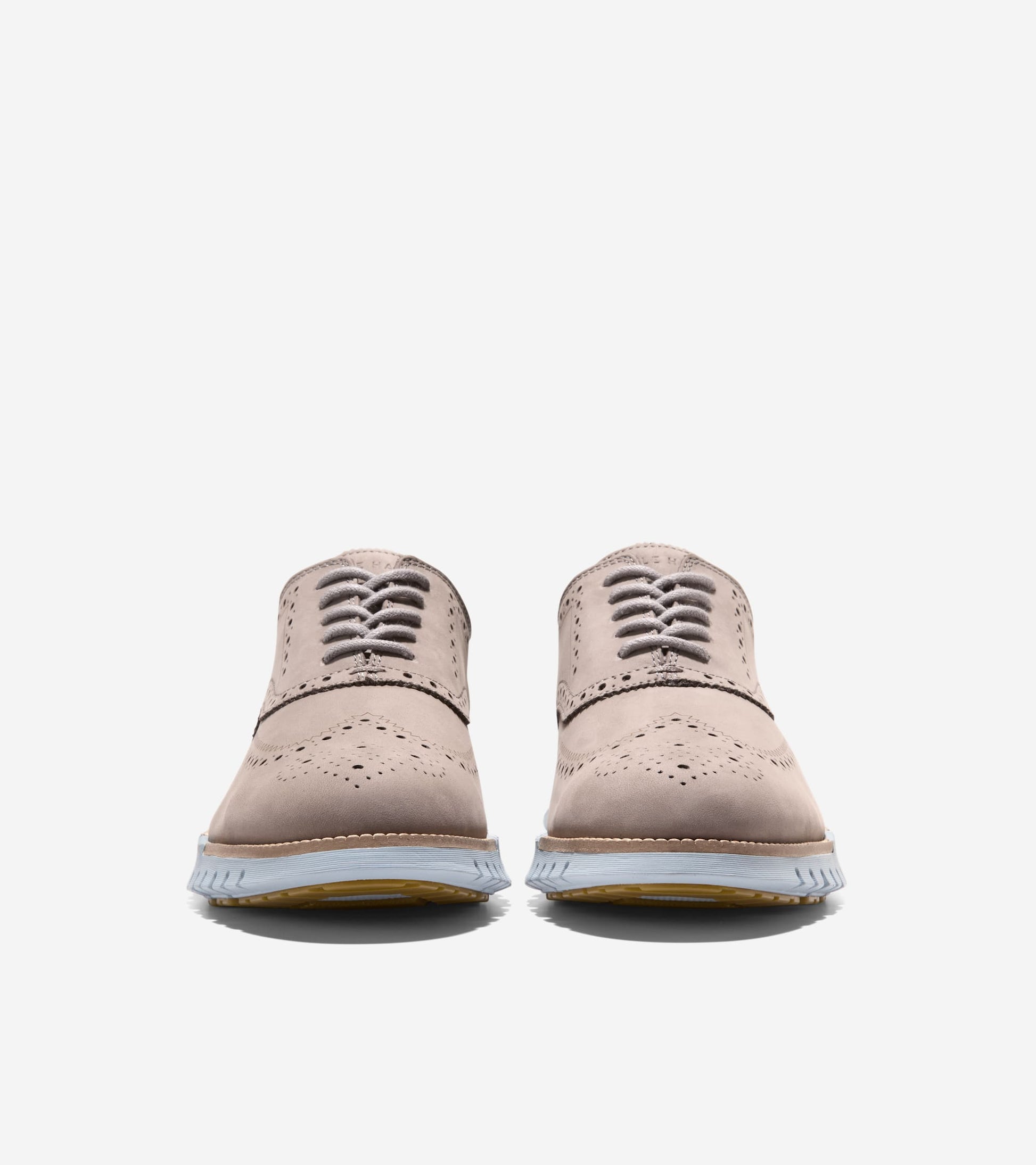 Men's ZERØGRAND Remastered Wingtip Oxfords-Ironstone-Natural-Dusty Blue