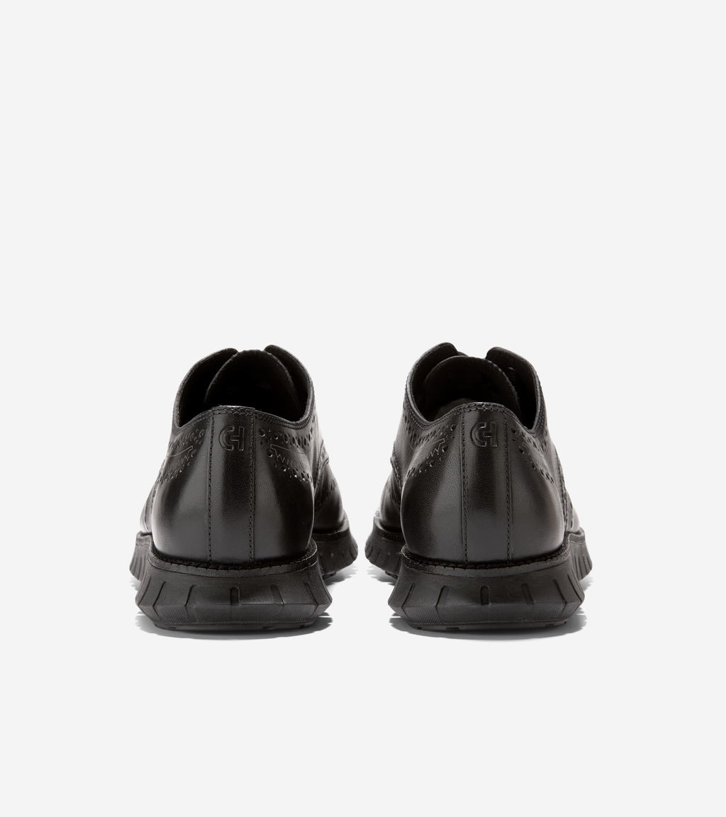 Men's ZERØGRAND Remastered Wingtip Oxfords-Black