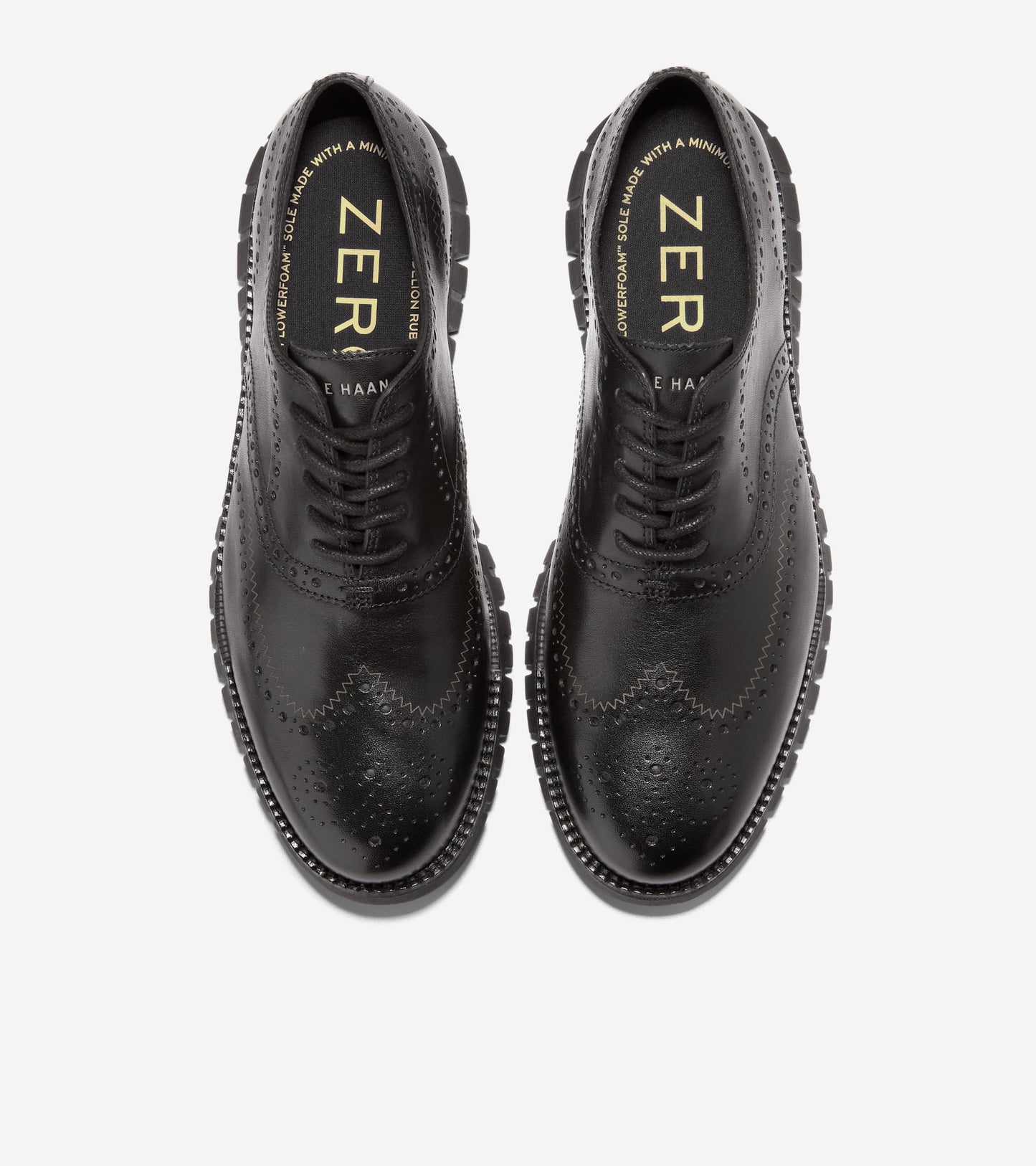 Men's ZERØGRAND Remastered Wingtip Oxfords-Black