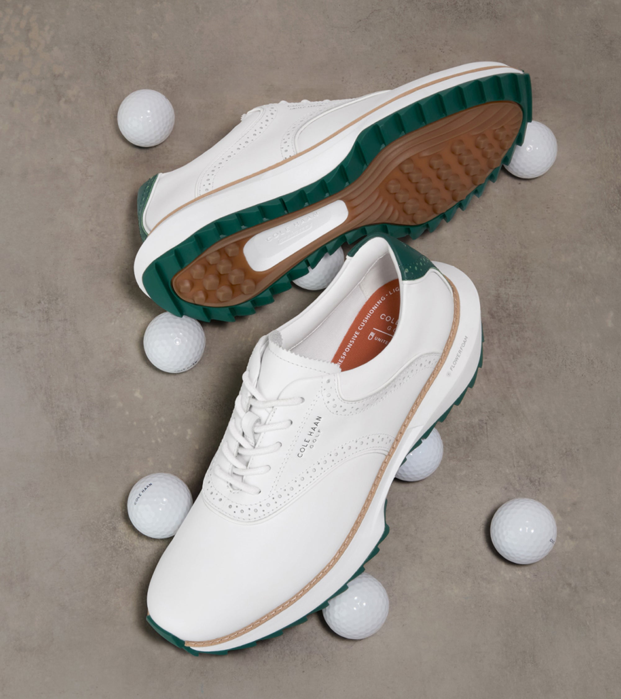 Men's CH X United Arrows Saddle Ashland Golf Shoes – Cole Haan UK