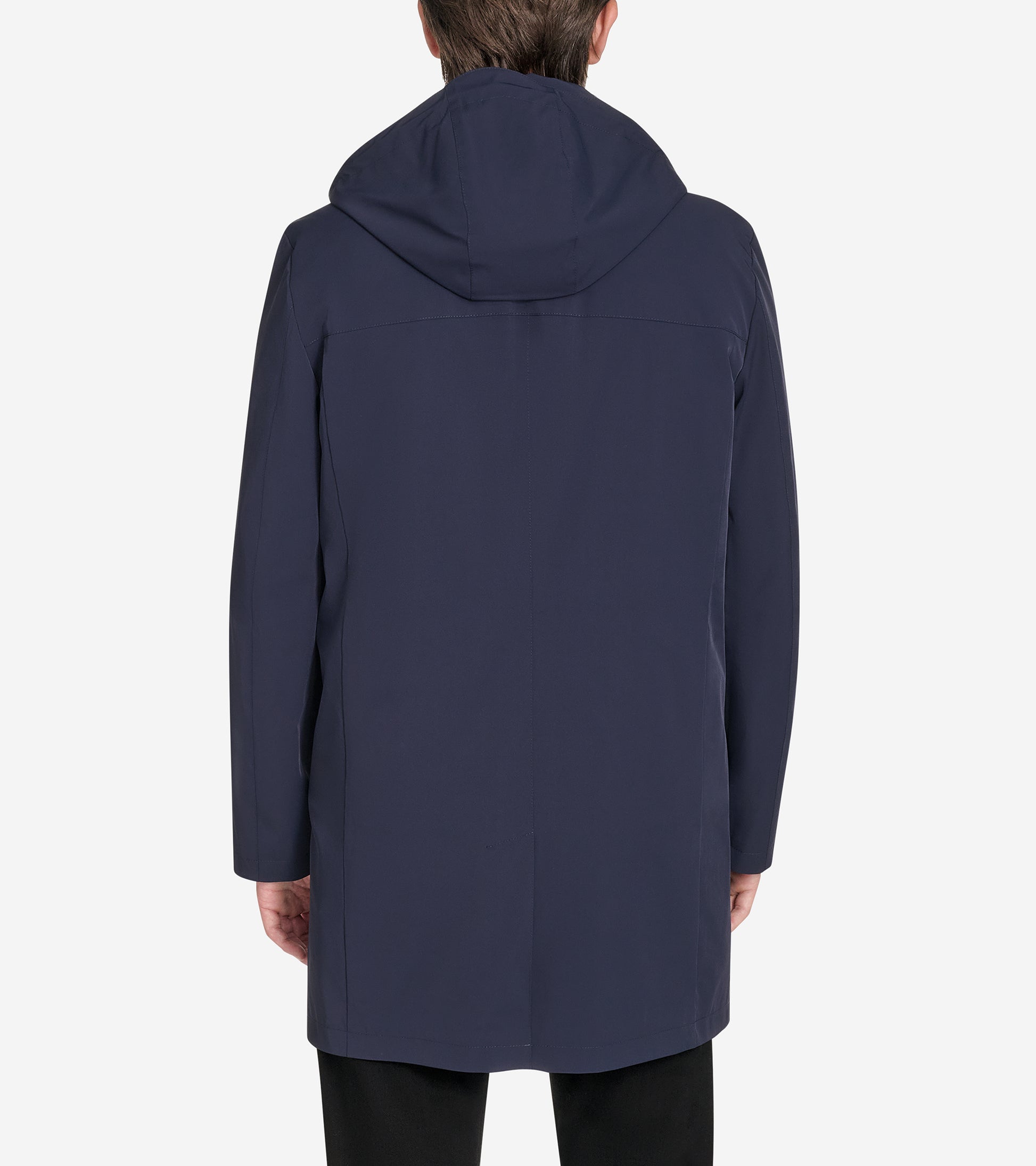 Men's 3-in-1 Hooded Mac Coat-Navy