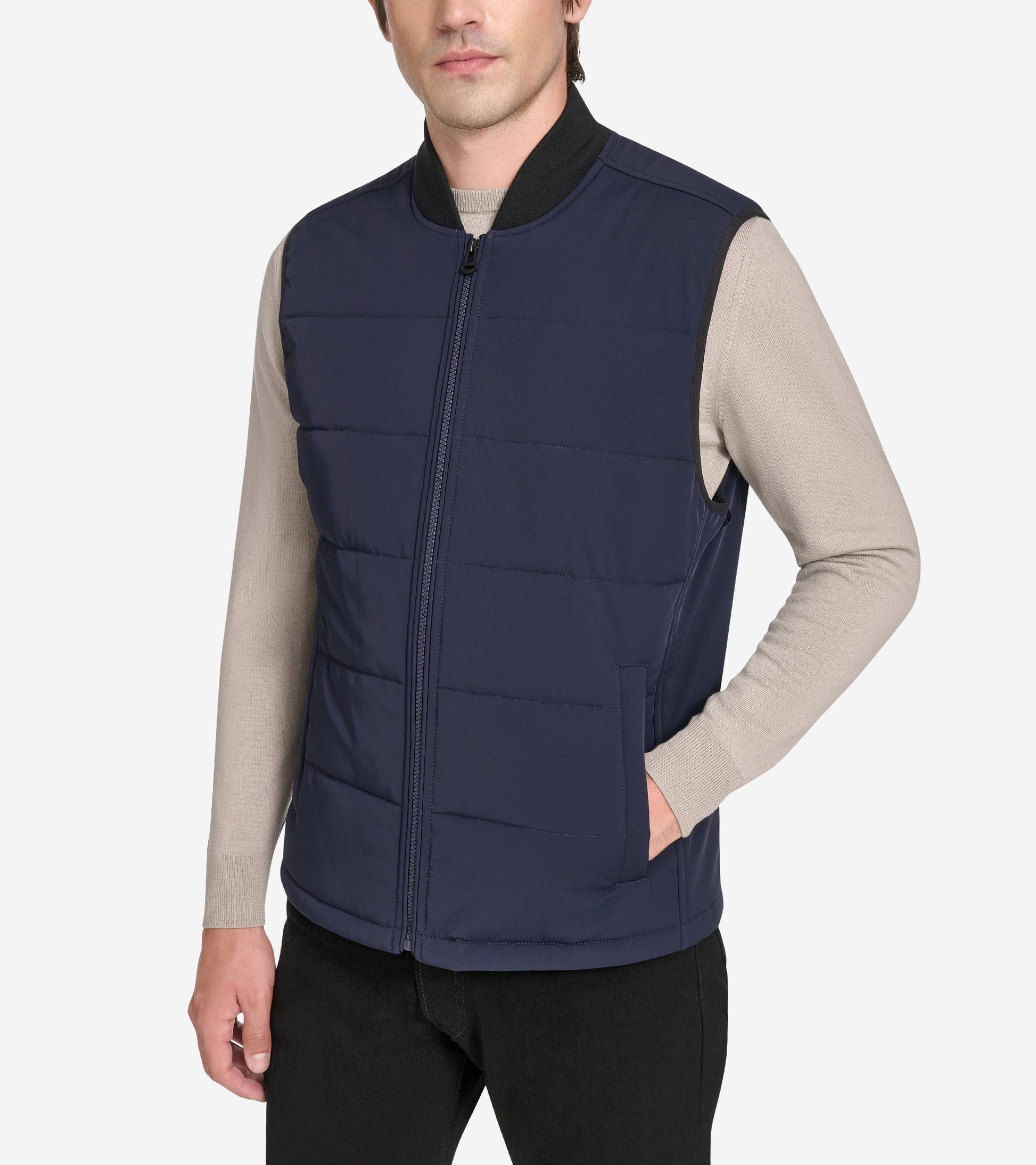 Men's 3-in-1 Hooded Mac Coat-Navy