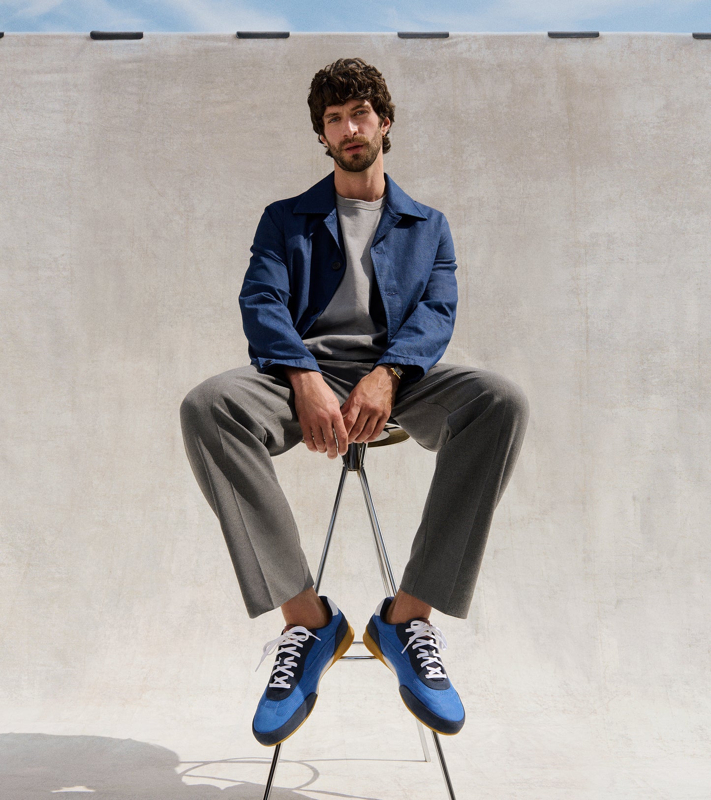 Men's GrandPrø Turf 2.0 Sneakers-True Blue-Navy Blazer-White