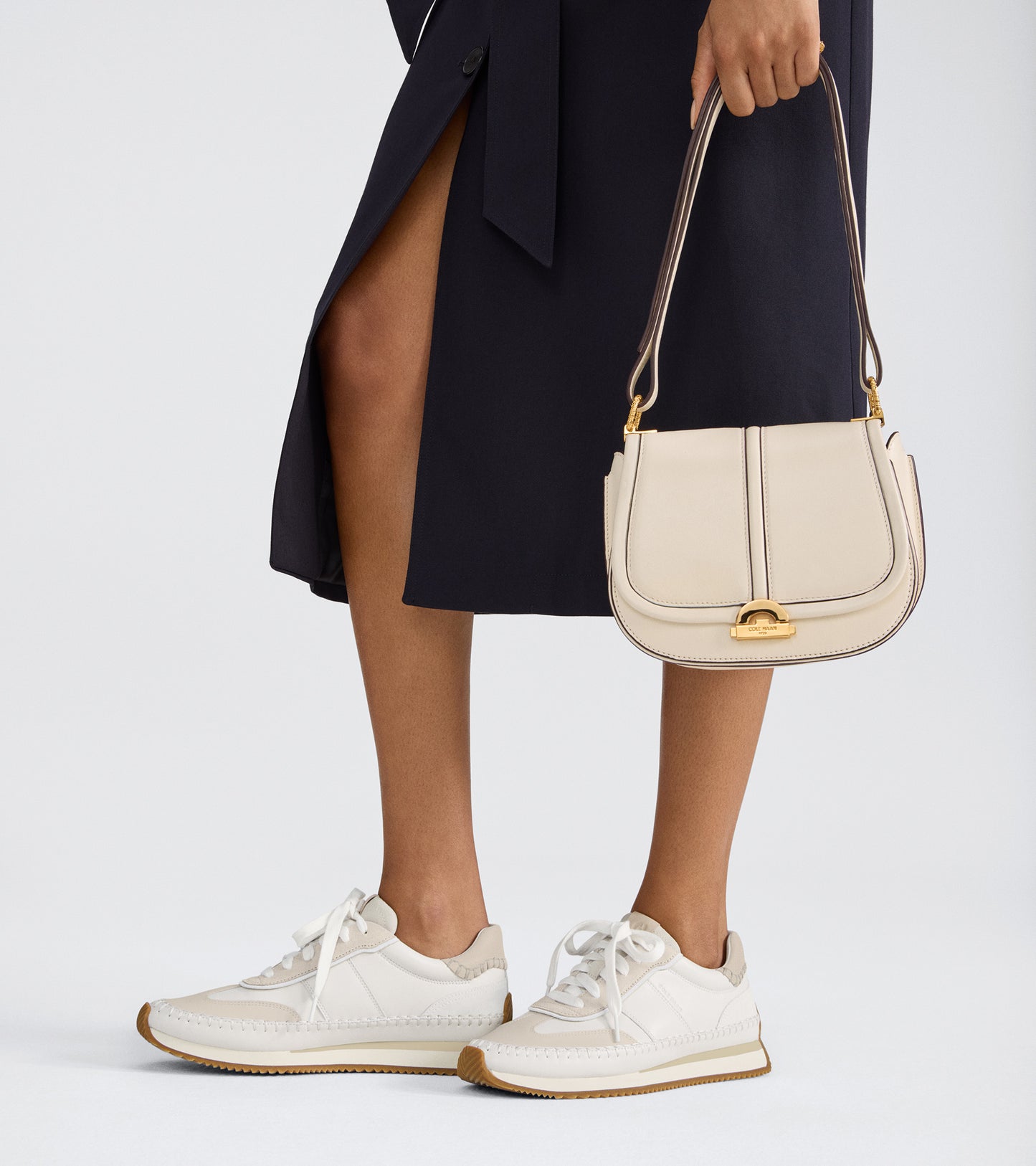 Women's GrandPrø Premier Sneakers-White-Silver Birch