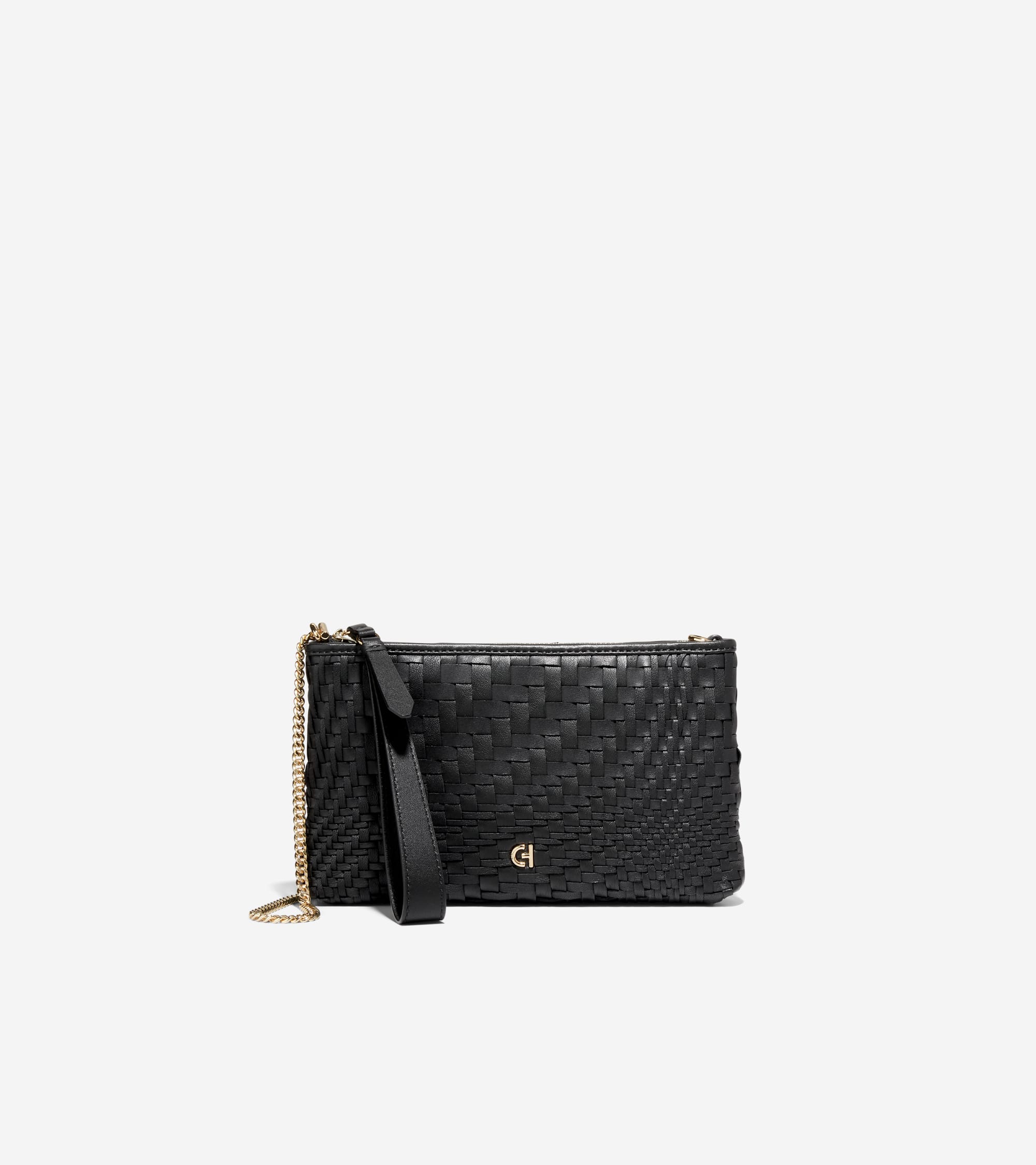 【大特価】Cole Haan Essential Woven ボディバッグ Women's Essential Woven Pouch in White | Cole Haan