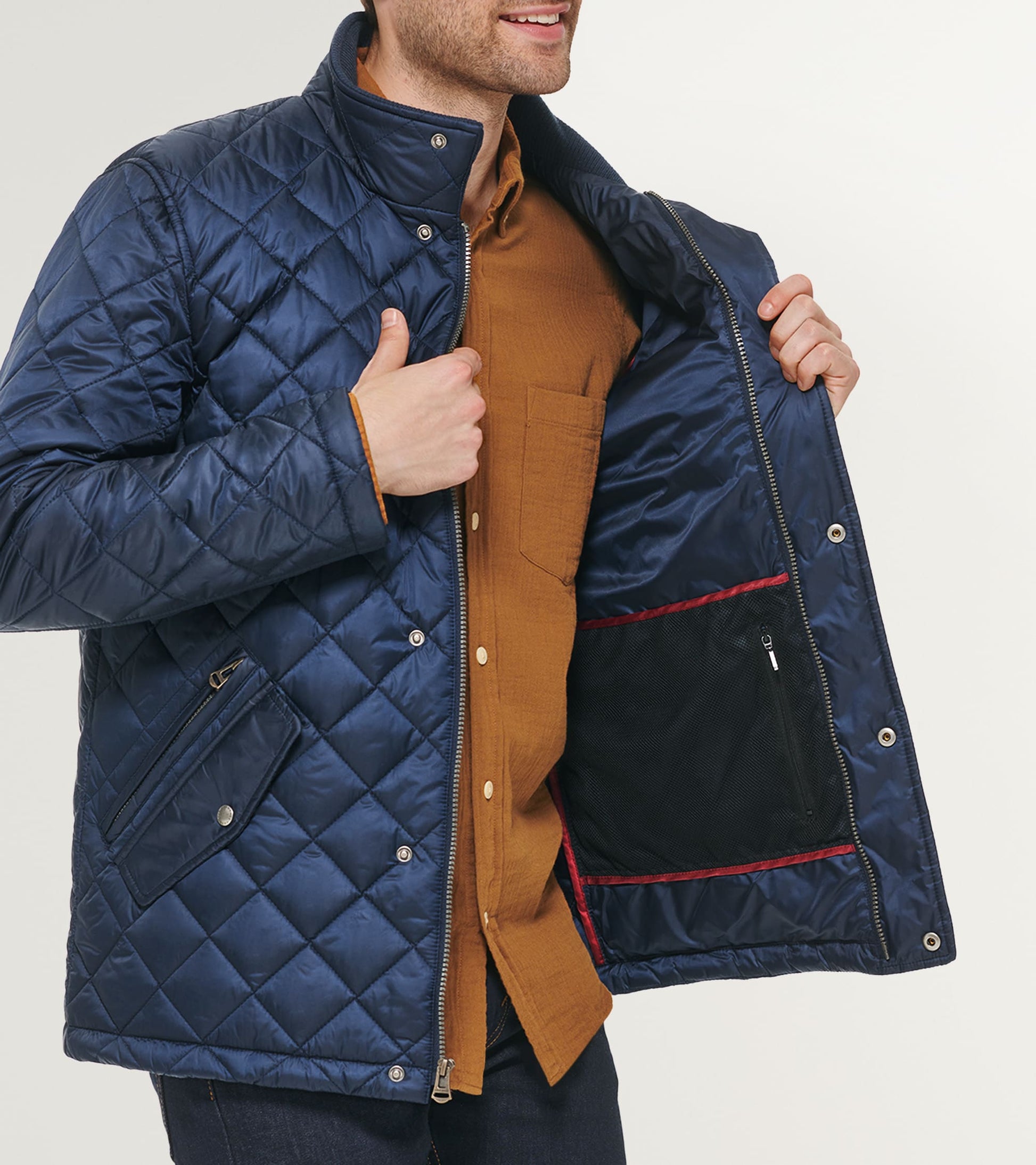 Men's Quilted Barn Jacket – Cole Haan UK1