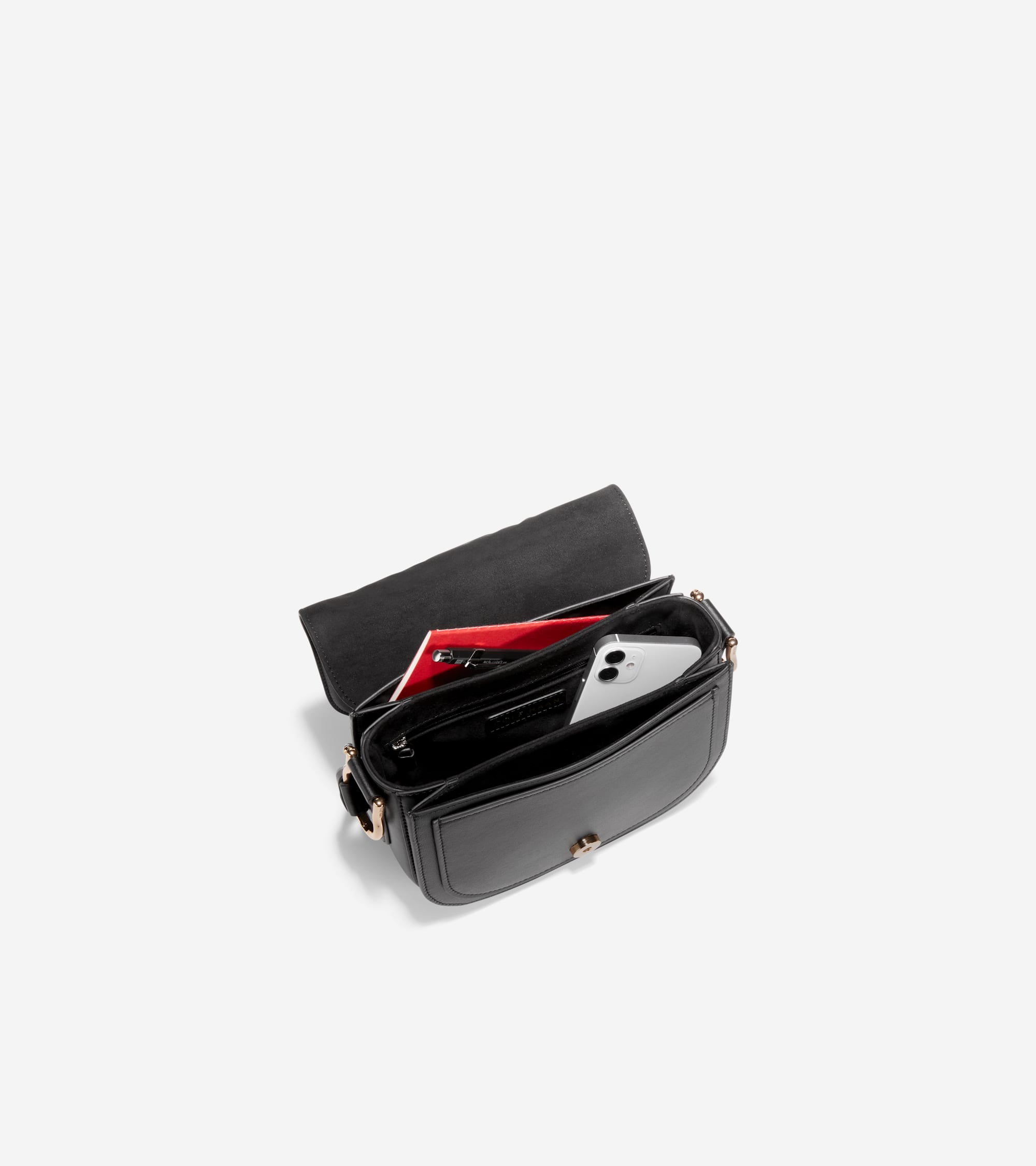 COLE HAAN / ショルダーバッグ/レザー/BLK/U06737 Women's Essential Mini Saddle Bag – Cole Haan UK