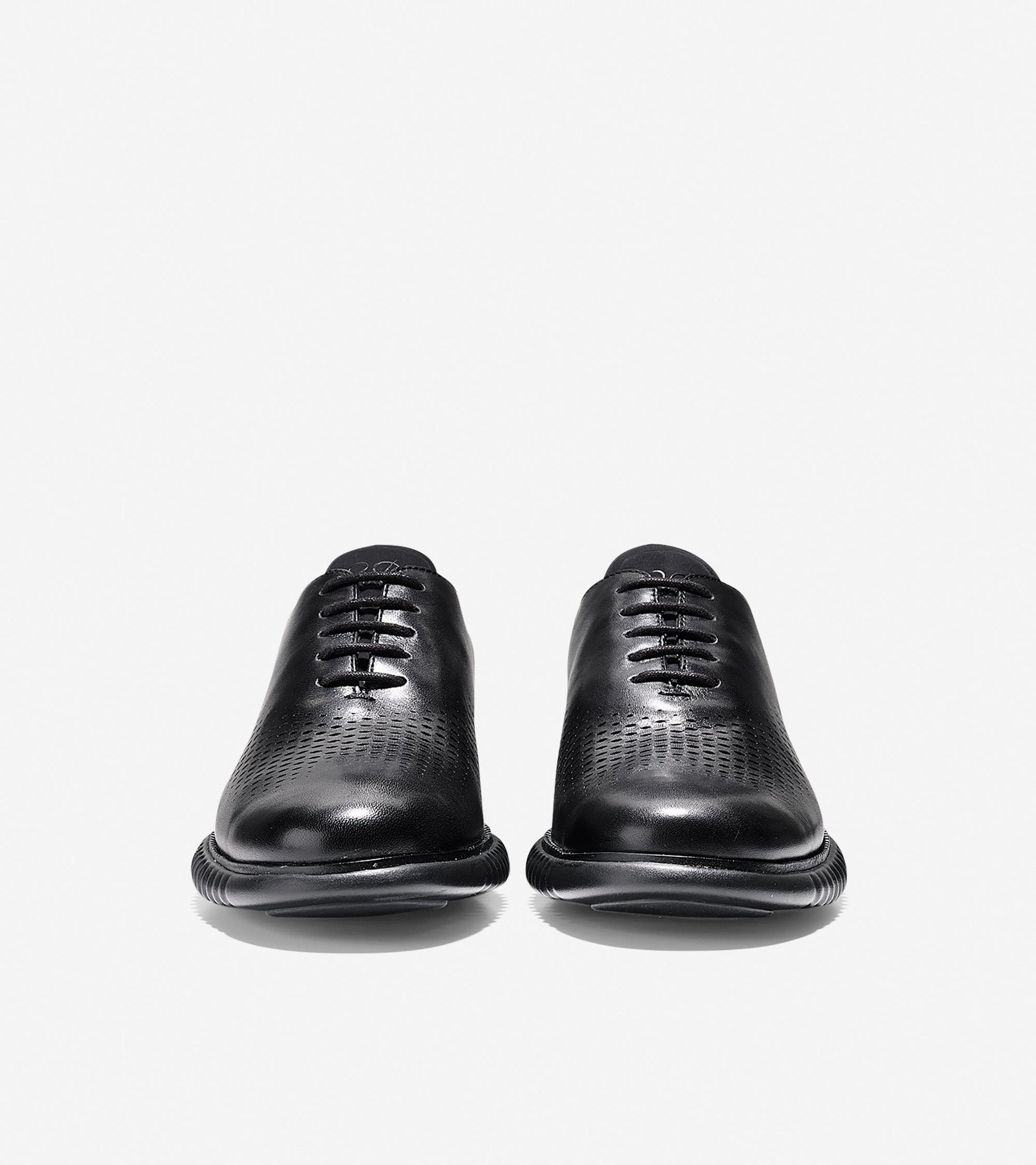 2.ZERØGRAND Lined Laser Wingtip Oxford