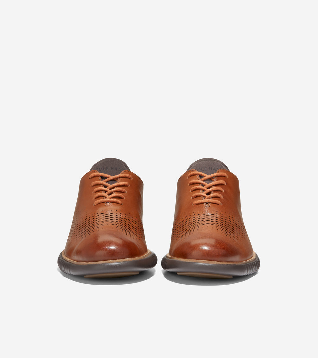 Men's 2.ZERØGRAND Lined Laser Wingtip Oxford