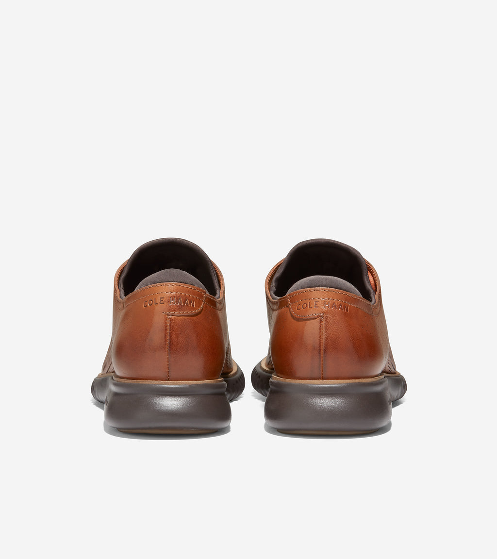 Men's 2.ZERØGRAND Lined Laser Wingtip Oxford