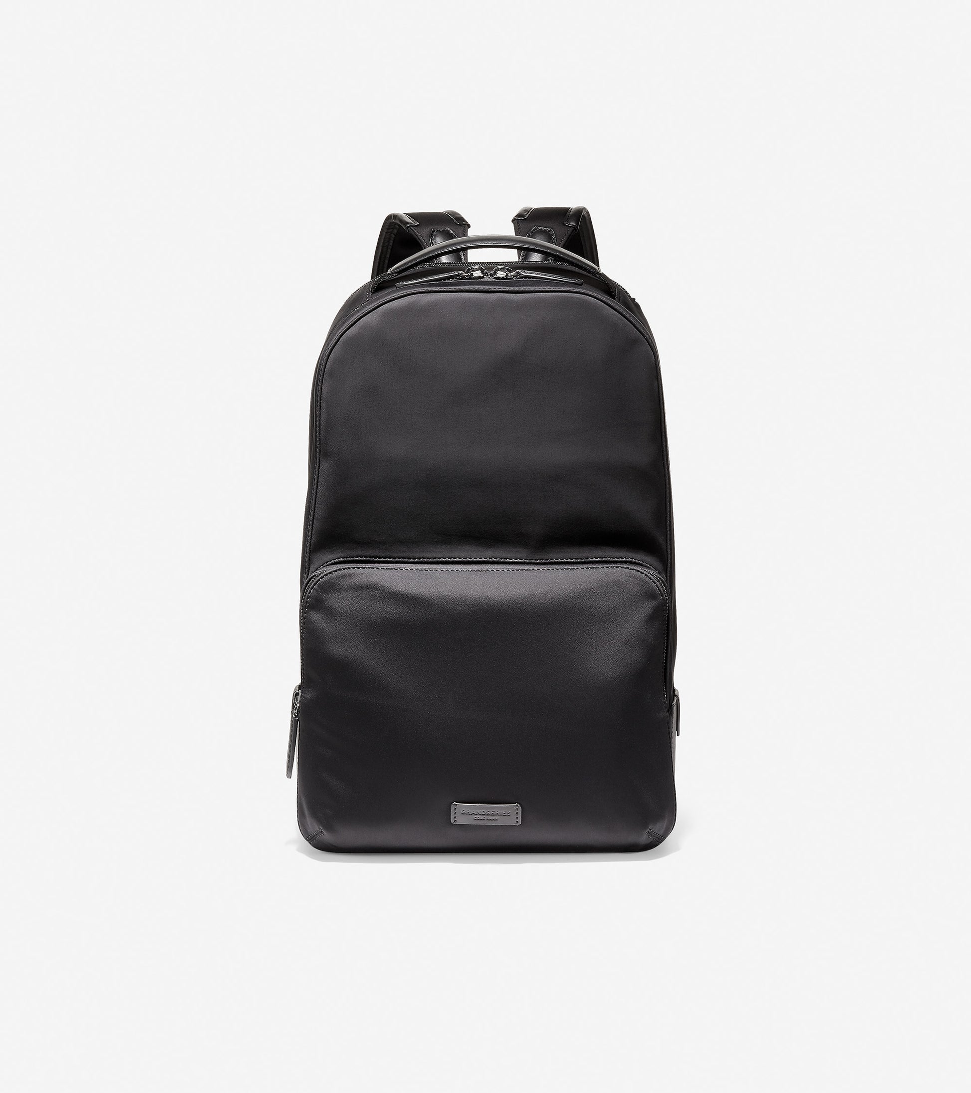 GRANDSERIES Nylon and Leather Backpack