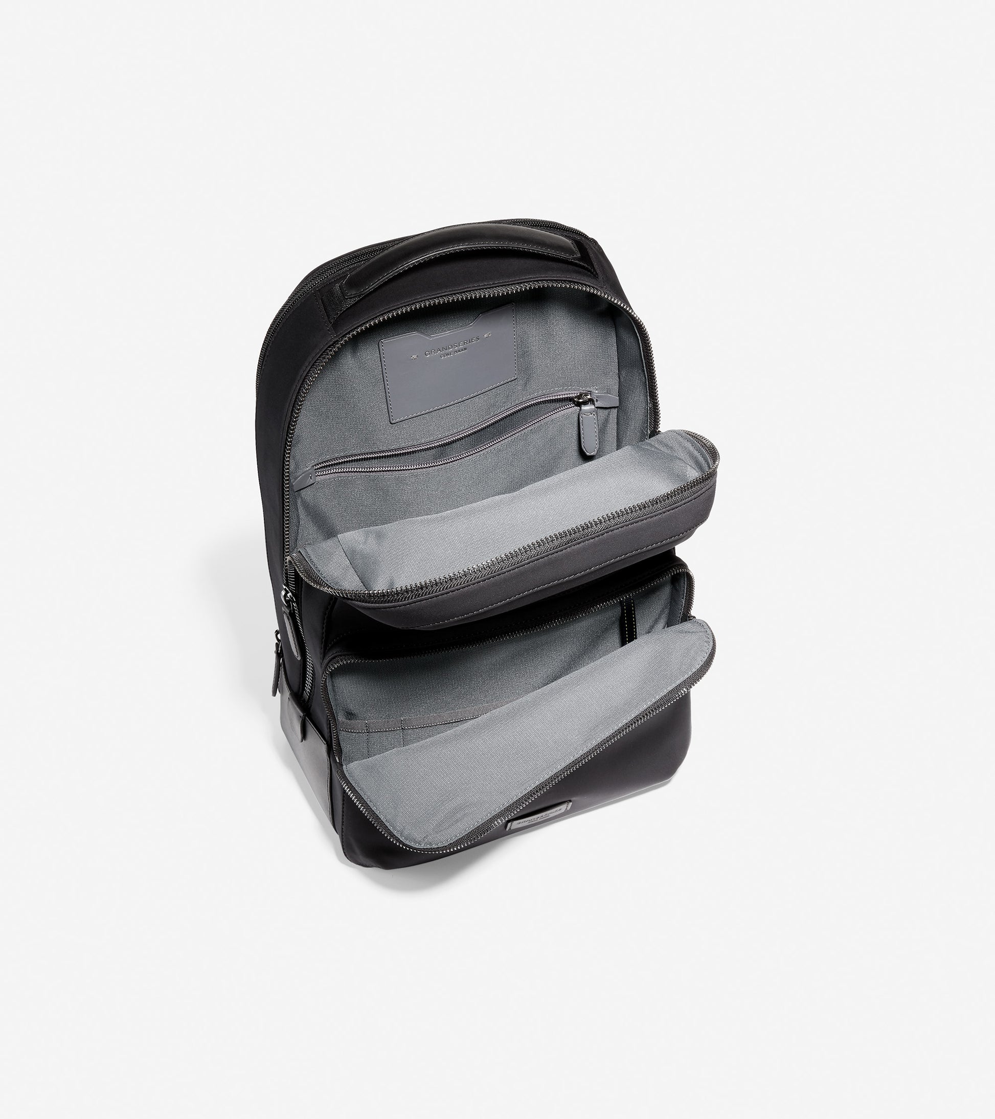 cole haan grand series leather backpack Men's GRANDSERIES Nylon and Leather Backpack – Cole Haan UK