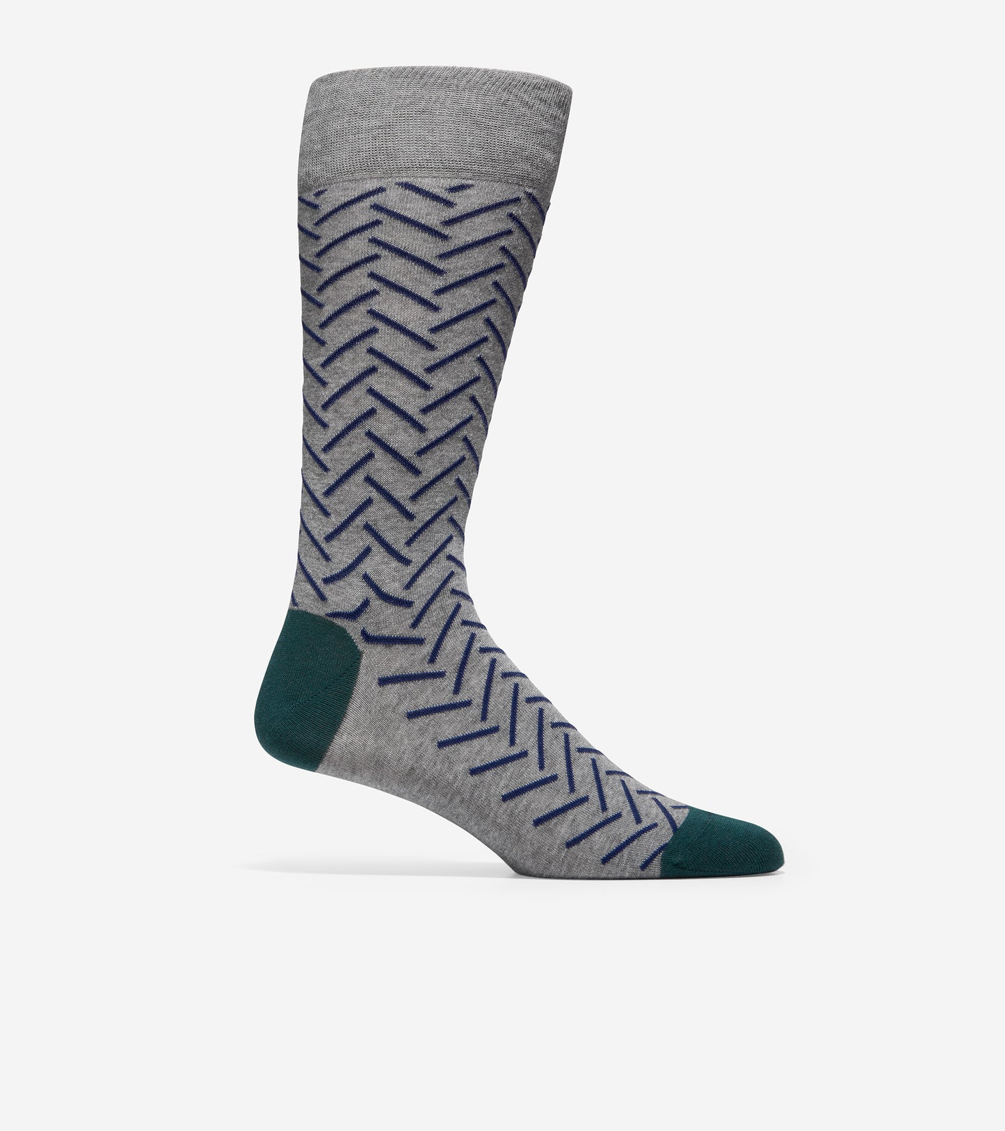 Men's Herringbone Dress Crew Socks