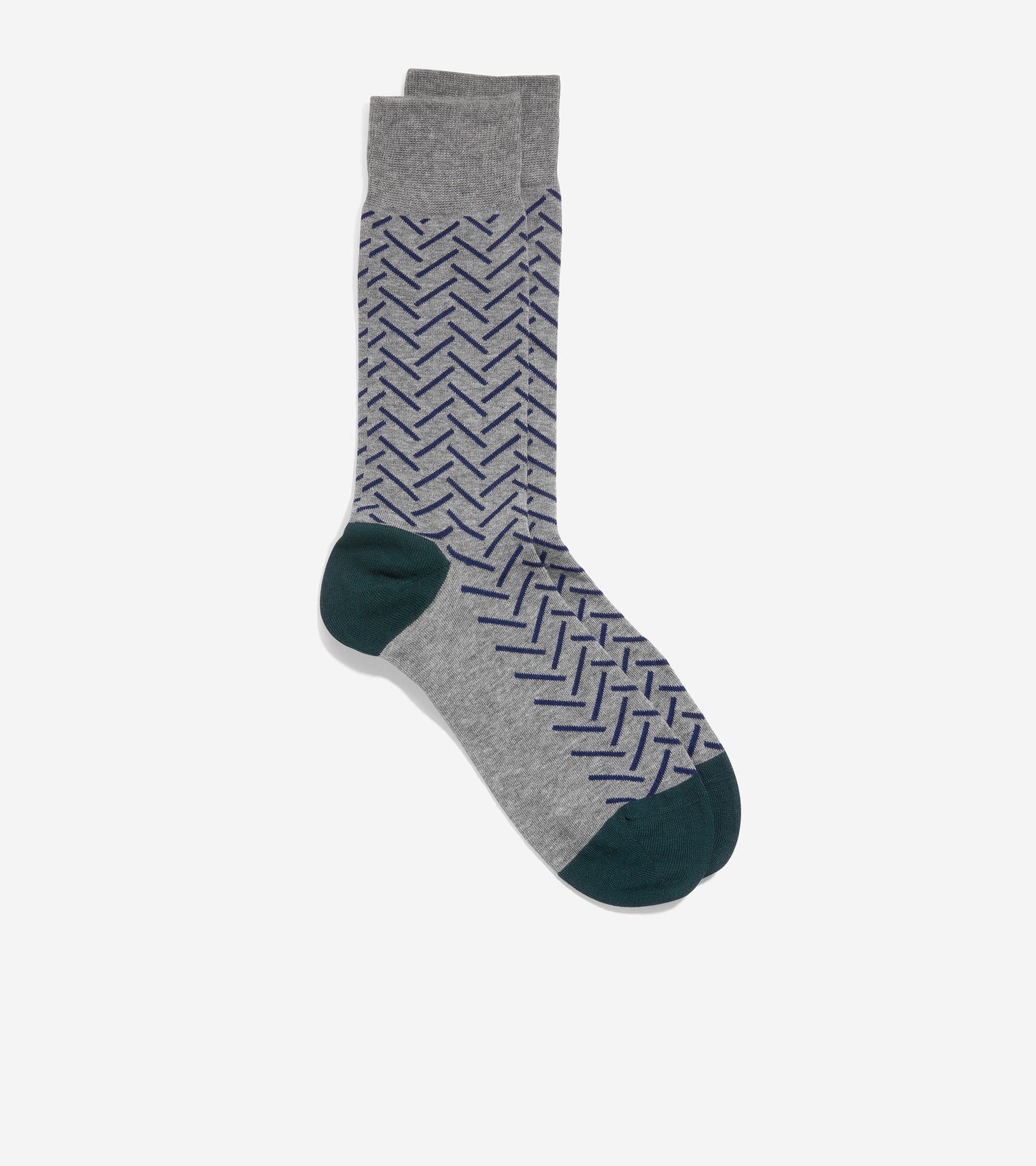 Men's Herringbone Dress Crew Socks