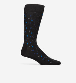 Men's Dot Dress Crew Socks