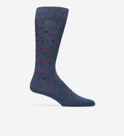 Men's Dot Dress Crew Socks