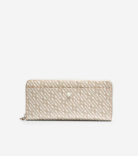 Canvas Zip Continental Wallet